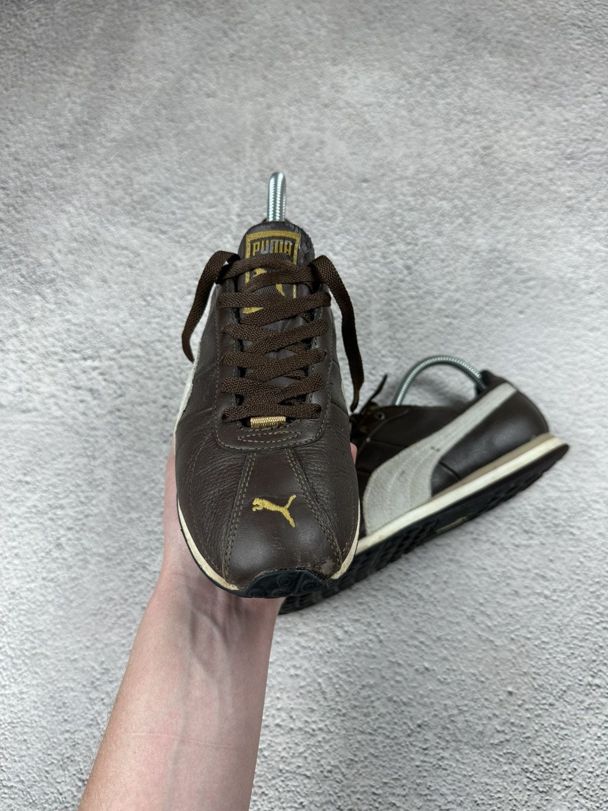 Puma Vintage Puma Speed Cat Leather Sneakers Y2K Hype Style Size US 7 / IT 37 - 2 Thumbnail