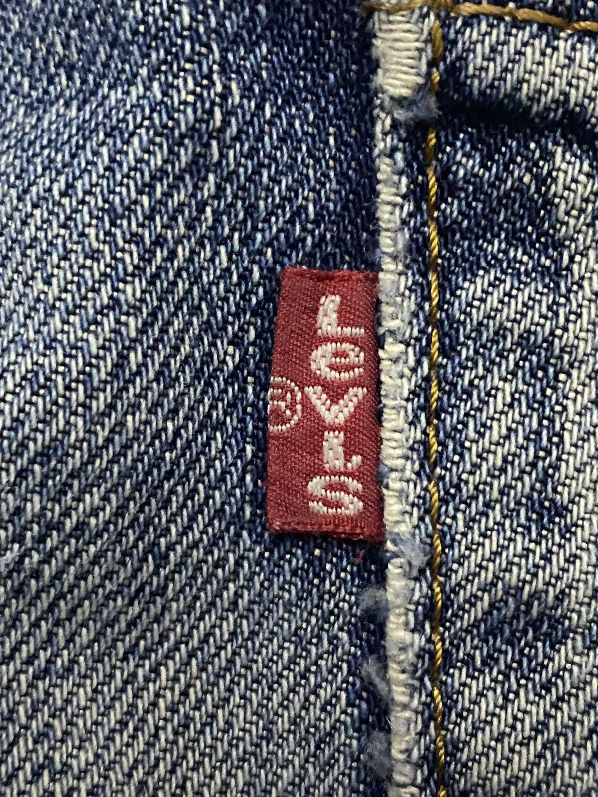 Levi's Vintage Levis 503 Button J09 Distressed Wide Leg Baggy Jeans Size US 31 - 14 Thumbnail