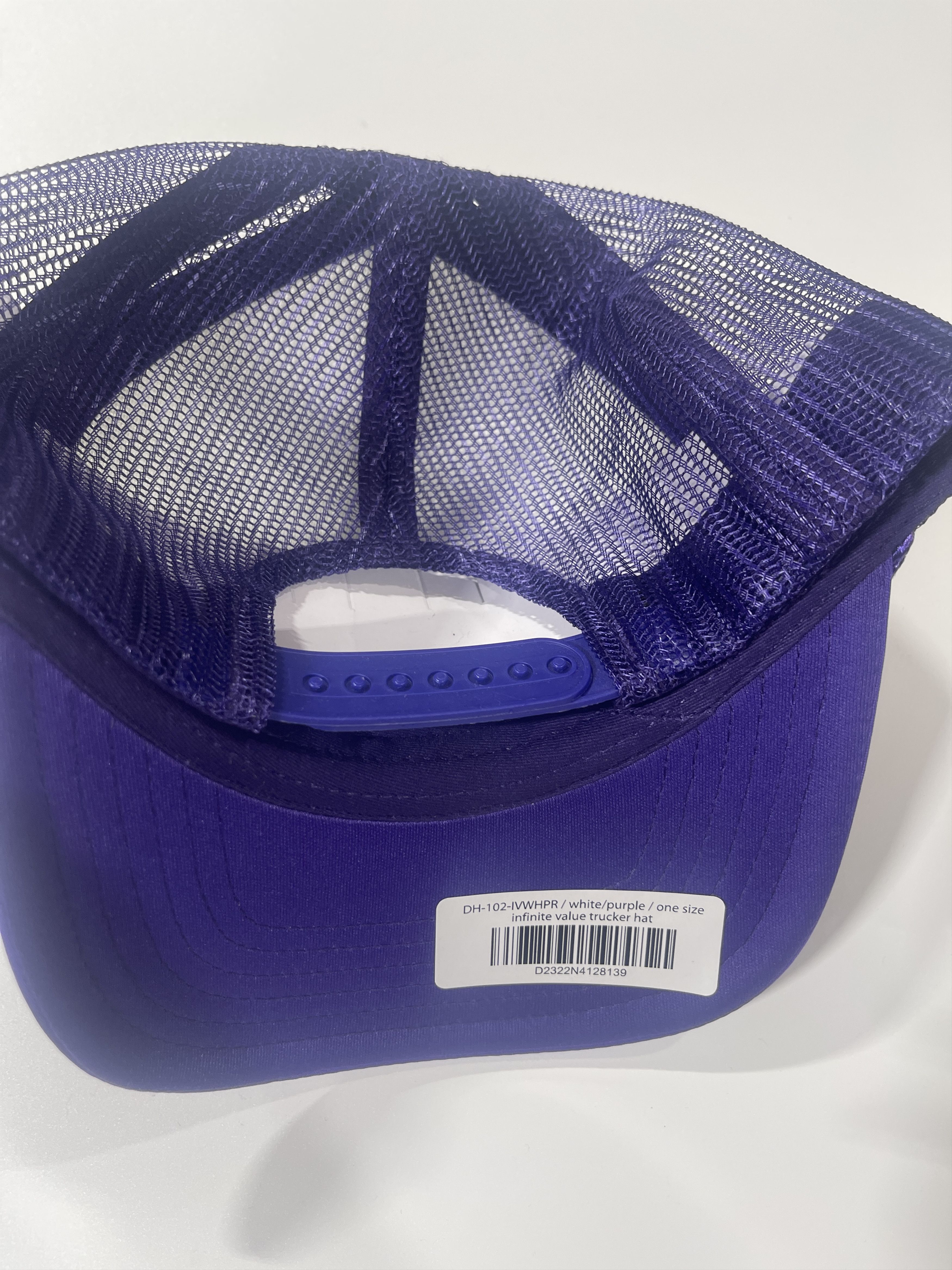 Drew House Drew House trucker hat white/purple Sz Adjustable Size ONE SIZE - 6 Thumbnail