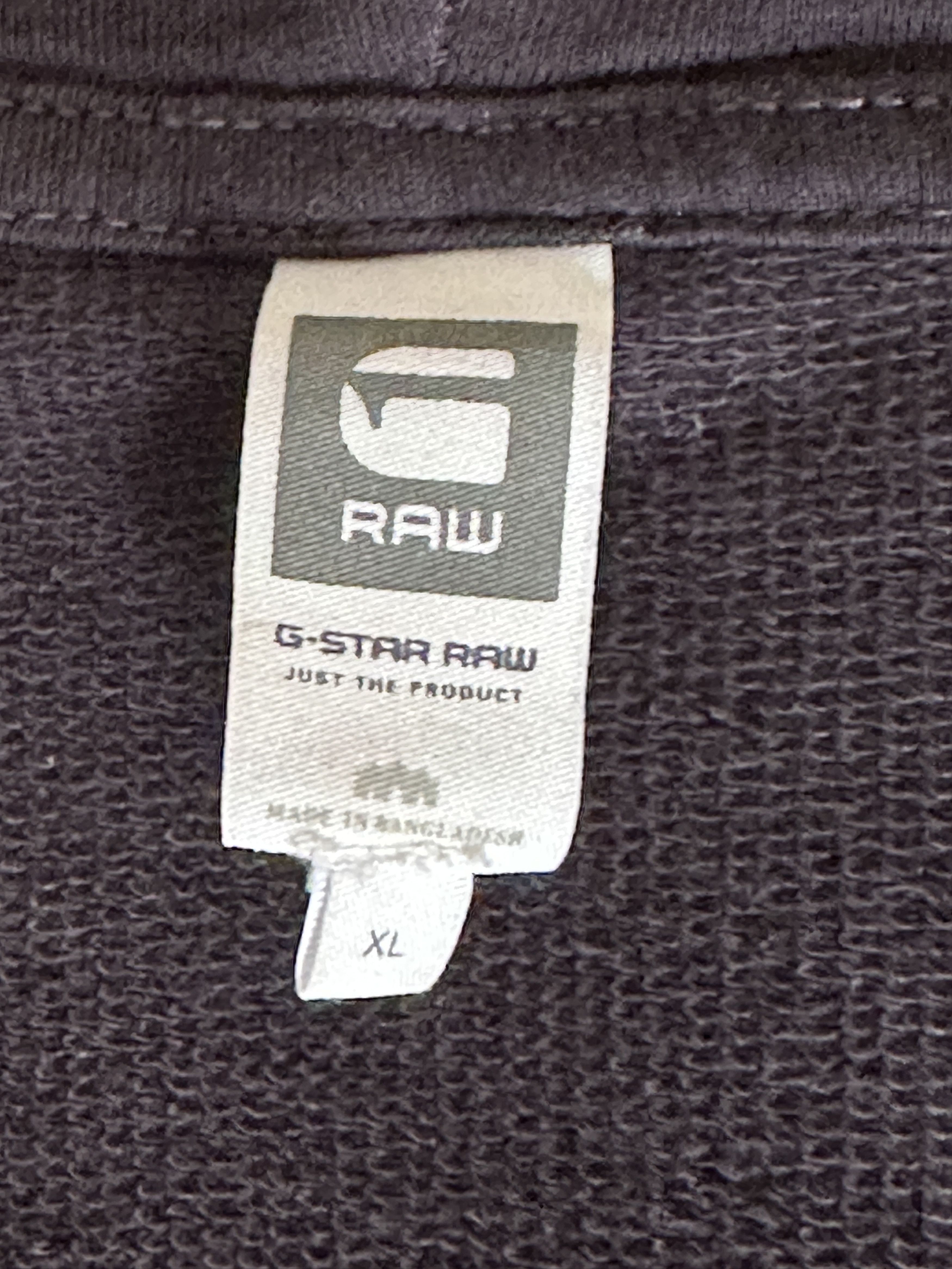 G-Star G-Star RAW Men's Black Hoodie Zip-Up Jacket Size XL Size US XL / EU 56 / 4 - 7 Thumbnail