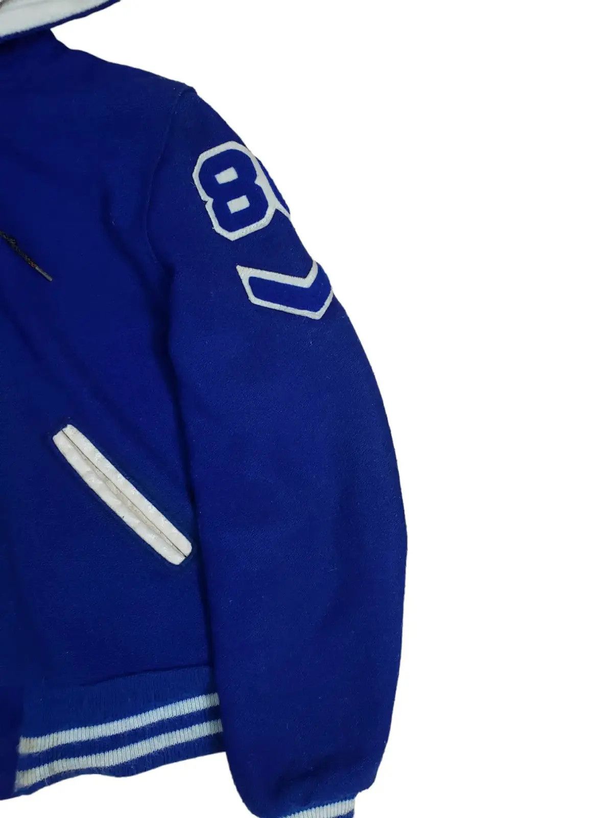 Delong Vintage Delong Wool Varsity Jacket Sportwear Size US S / EU 44-46 / 1 - 4 Thumbnail