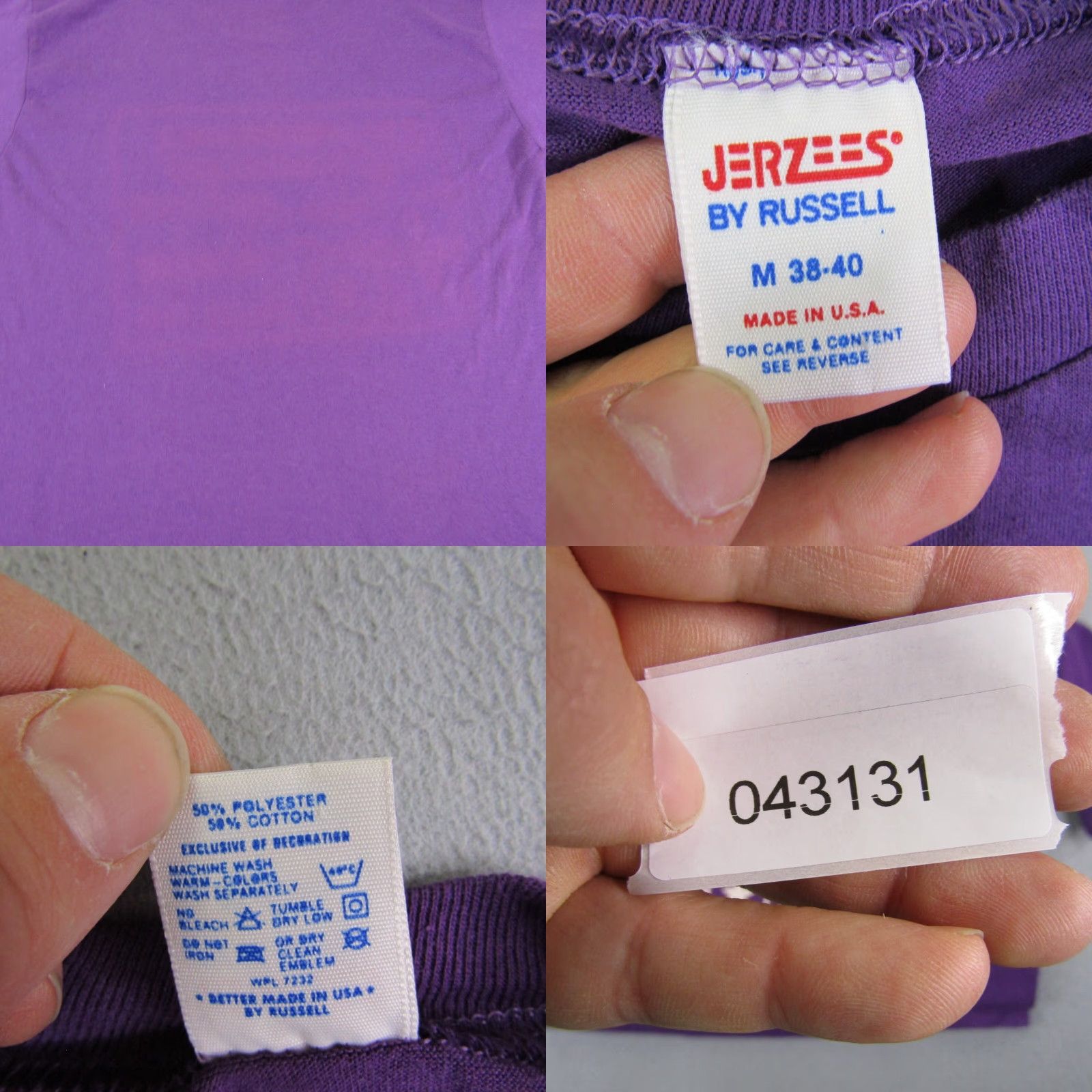 Jerzees VINTAGE Jamestown Dixieland Jamboree Shirt Mens Medium Jazz Single Stitch 1988 Size US M / EU 48-50 / 2 - 8 Thumbnail