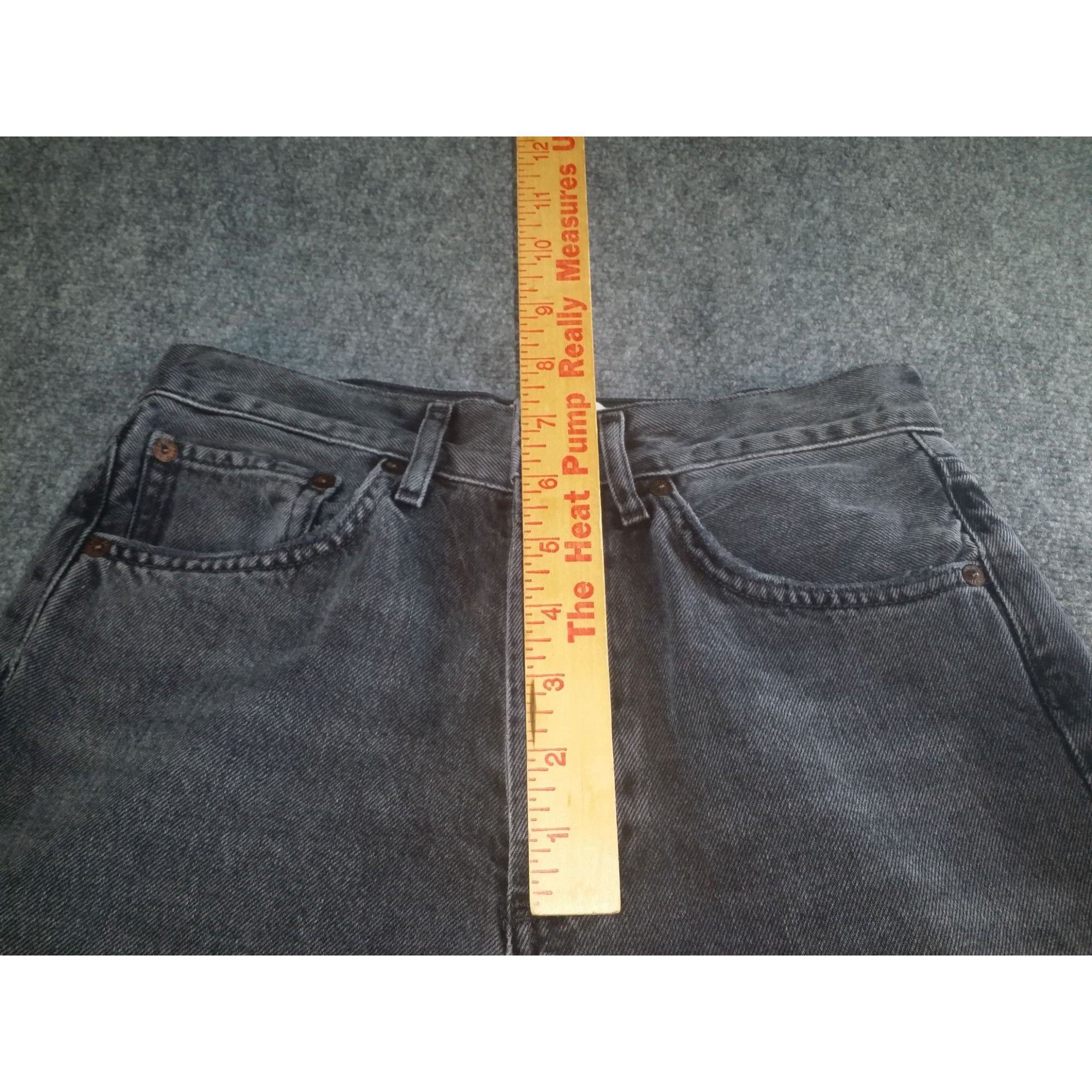 Agolde Agolde Los Angeles 90s Button Fly Jeans Women Sz 24 Grey Eve Size 24" / US 00 / IT 34 - 3 Thumbnail