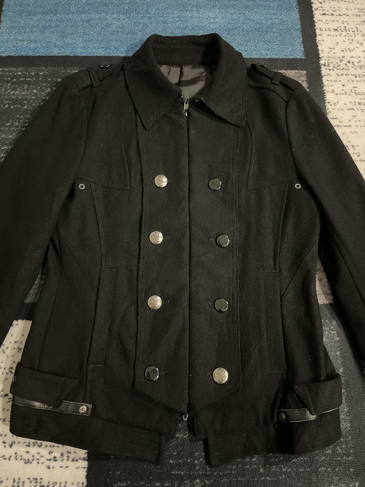 PPFM PPFM Double Breasted Zipper Wool Jacket Size US M / EU 48-50 / 2 - 5 Thumbnail