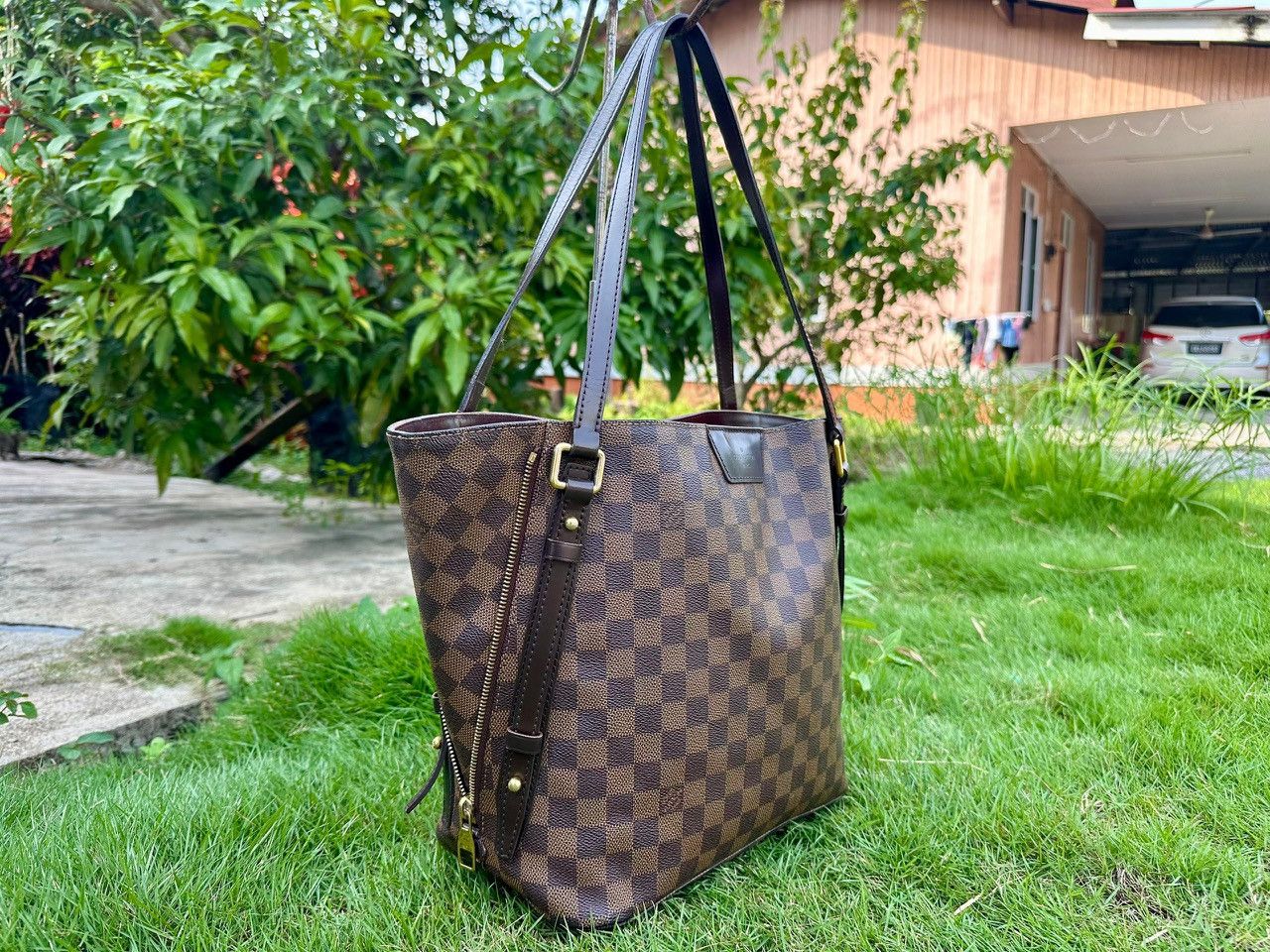 Louis Vuitton Authentic Louis Vuitton Damier Ebene Rivington PM Tote Bag Size ONE SIZE - 2 Thumbnail