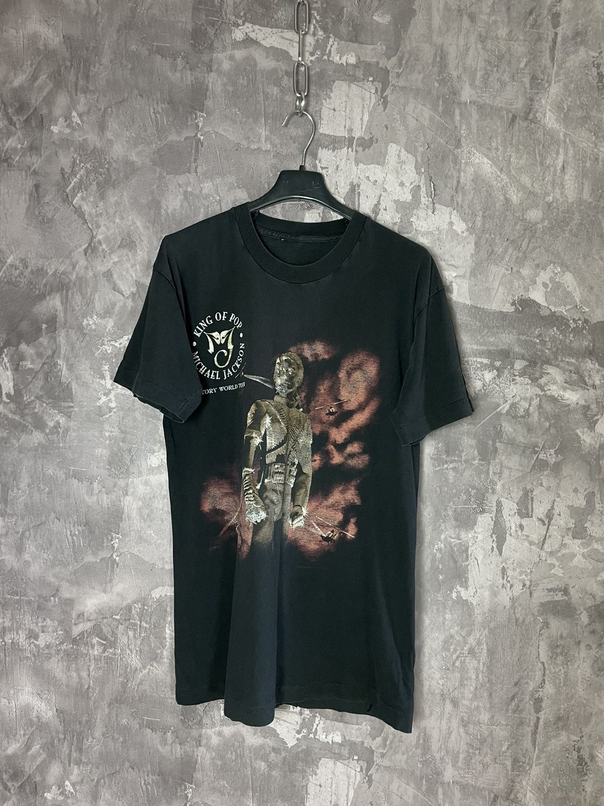 Band Tees × Michael Jackson × Vintage Michael Jackson 1996 vintage history world tour tee Size US M / EU 48-50 / 2 - 1 Thumbnail