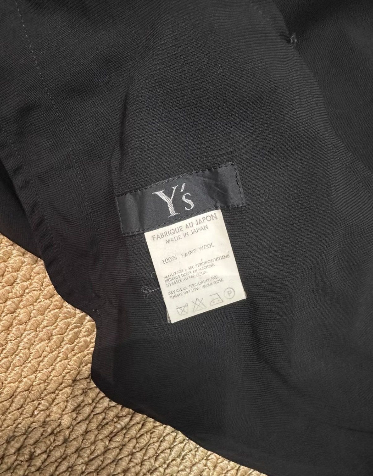 Yohji Yamamoto Yohji Yamamoto Y's Navy Sleeveless Wool Cape Coat K23 Size US S / EU 44-46 / 1 - 9 Thumbnail