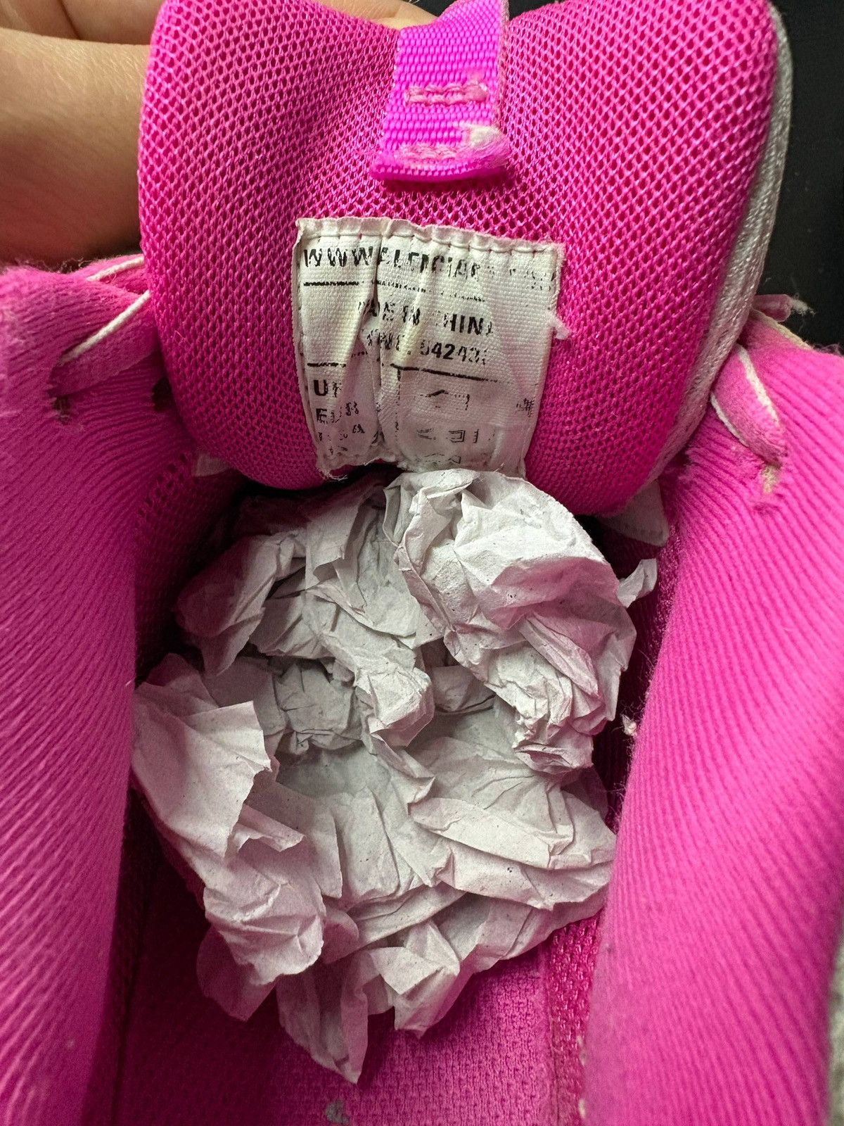 Balenciaga Balenciaga Track Sneakers – White / Fluorescent Pink Size US 7 / IT 37 - 5 Thumbnail
