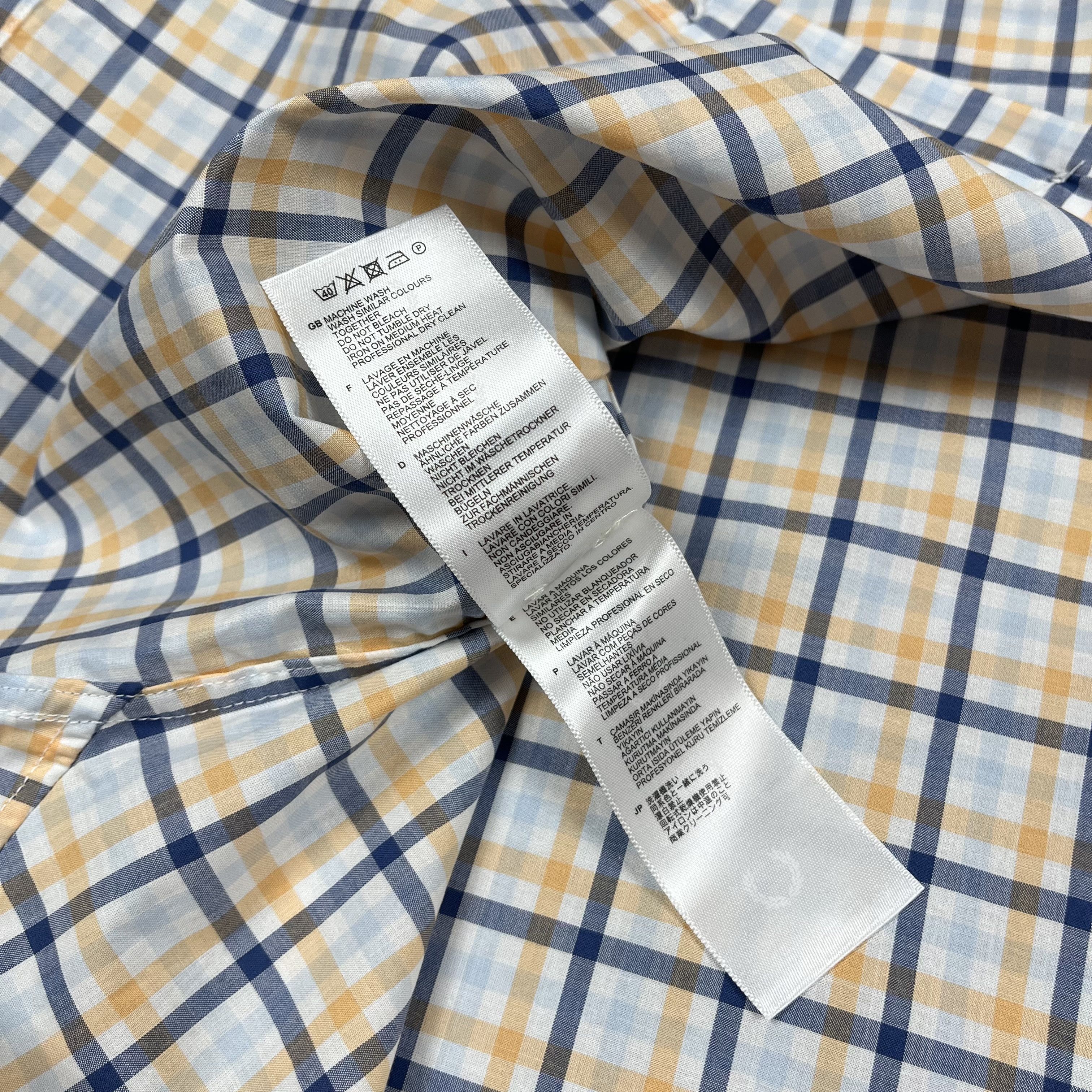 Fred Perry Fred Perry Four Colour Gingham Checkered Button Up Shirt Size US L / EU 52-54 / 3 - 12 Thumbnail