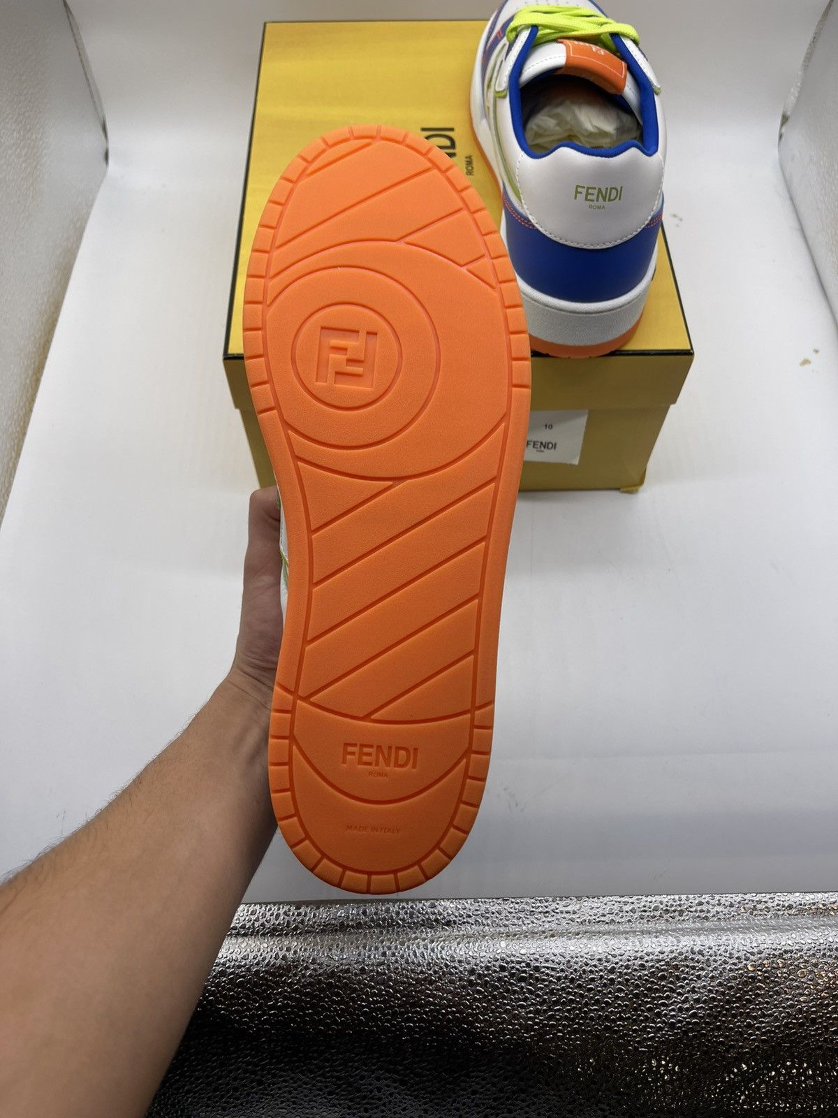 Fendi Fendi match sneakers size 42 fendi 8 Size US 9 / EU 42 - 5 Thumbnail