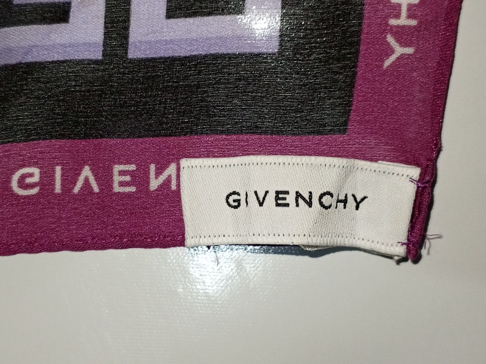 Givenchy GIVENCHY PARIS Large GG Iconic Monogram Vintage Silk Scarf Size ONE SIZE - 2 Thumbnail