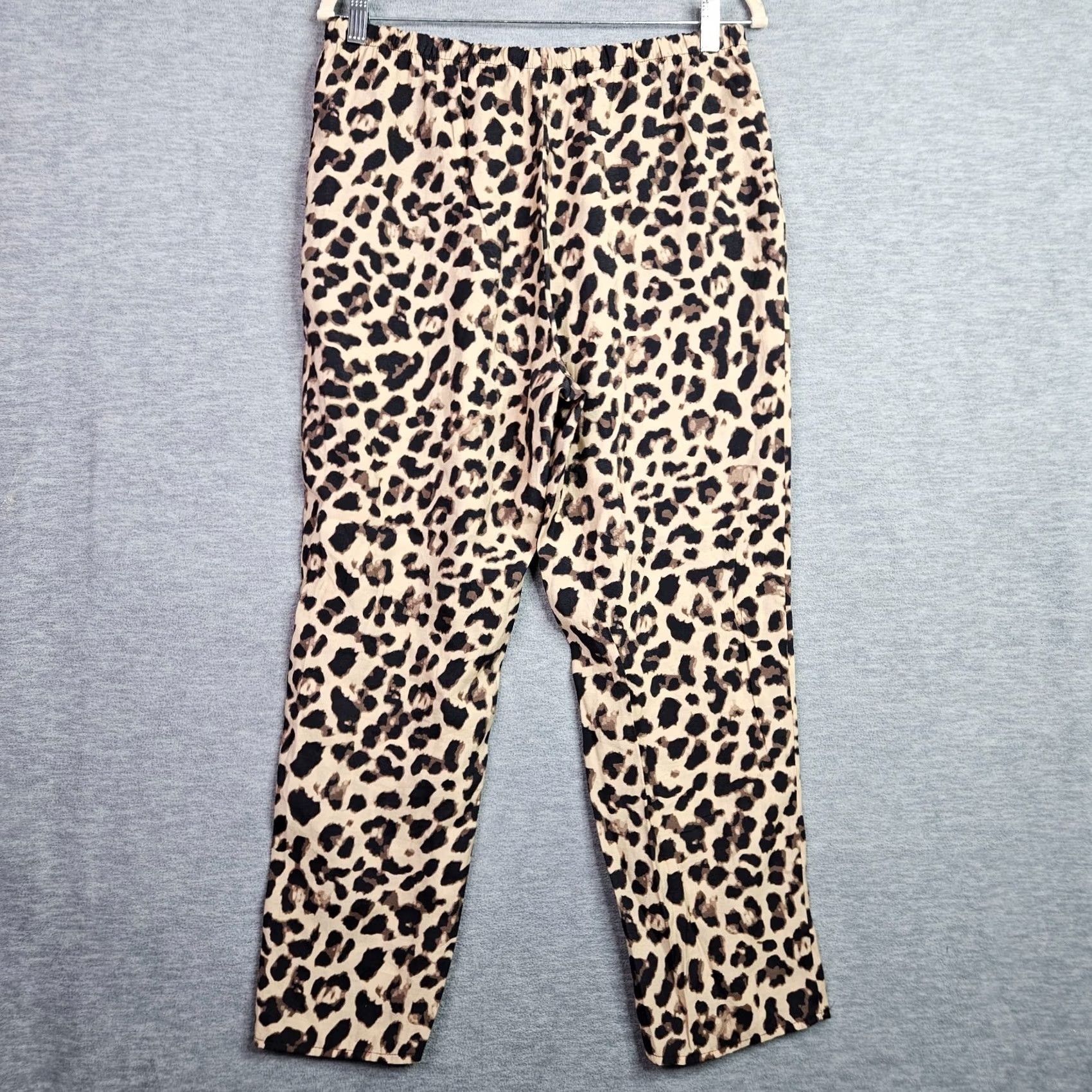 Zara ZARA Women’s Leopard Printed Pull On Light weight Pants M NEW Casual Pants Multicolor Animal Print Fashion Trousers Womens Summer Spring Fall Winter Size 32" / US 10 / IT 46 - 2 Thumbnail