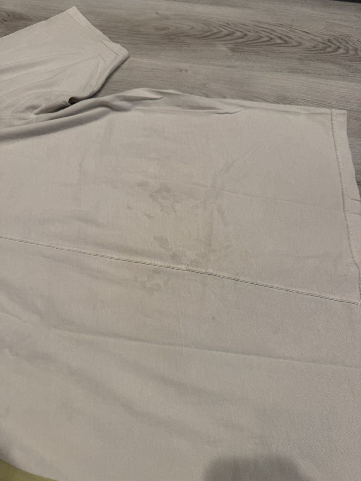 Rick Owens Drkshdw s/s 2019 milk/dark lime jumbo tee!! Size US M / EU 48-50 / 2 - 5 Thumbnail