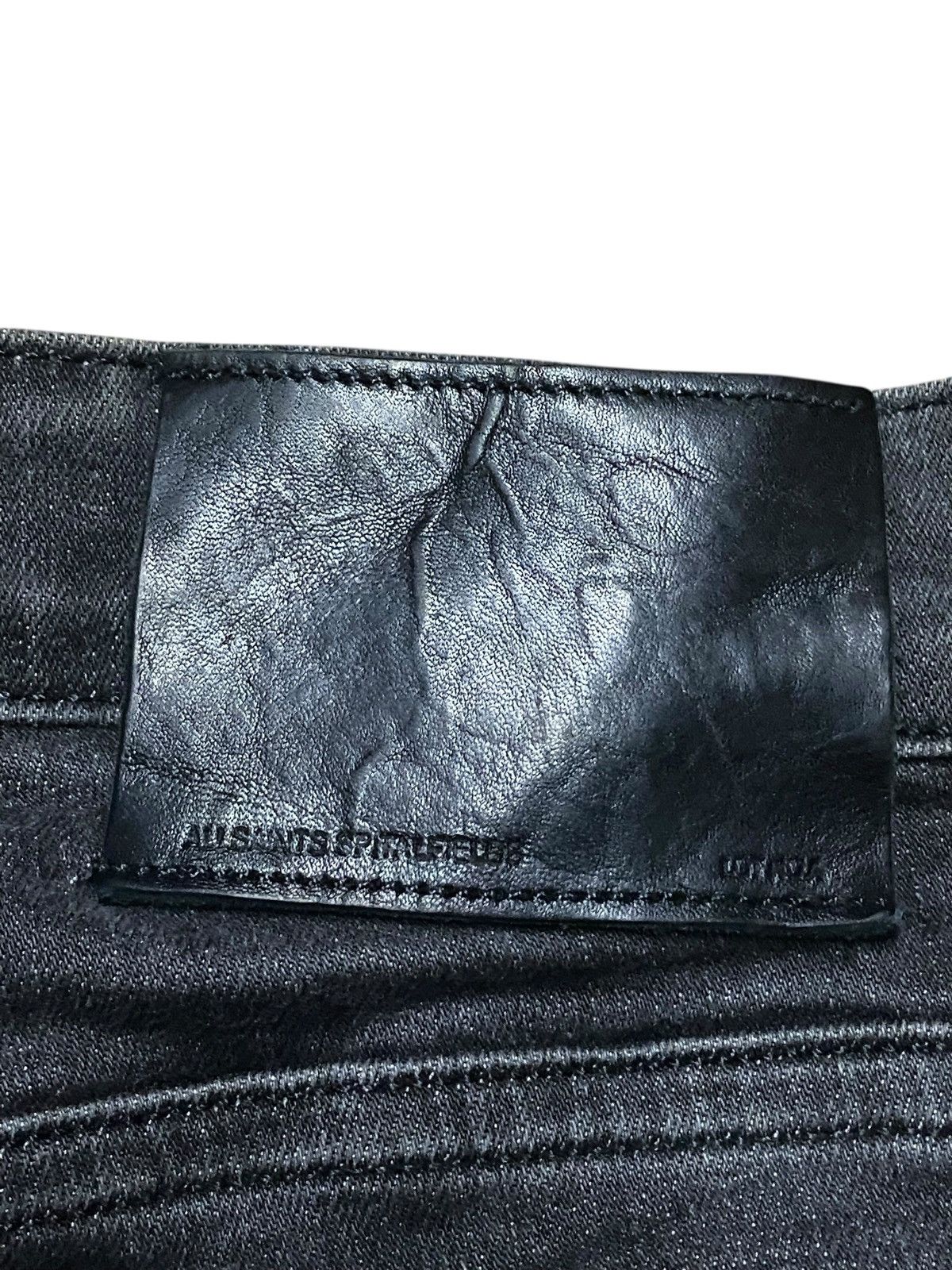 Allsaints Vintage Allsaint Spitalfields Black Denim skinny Jeans Size US 28 / EU 44 - 14 Thumbnail
