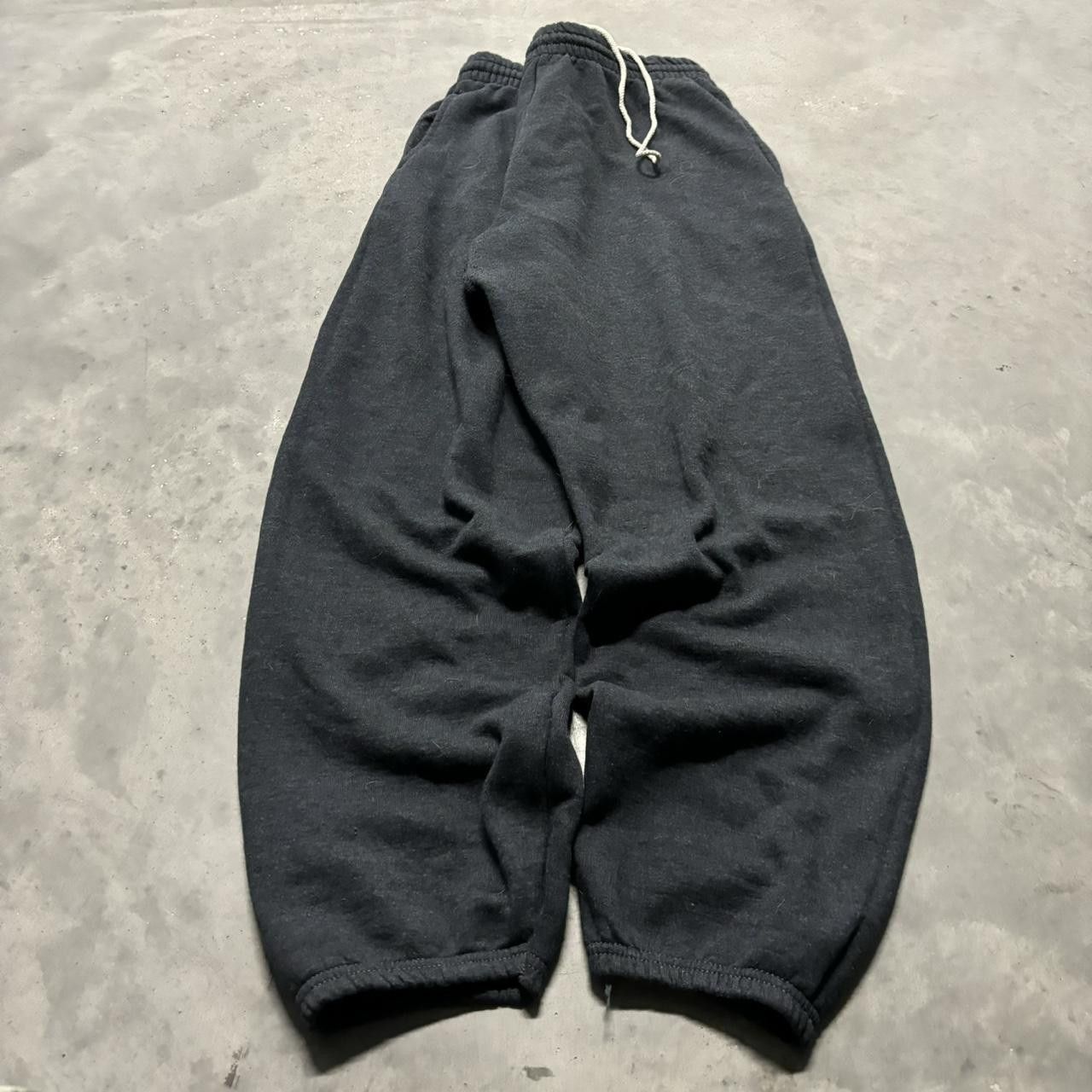 Japanese Brand × Vintage Crazy Vintage Y2K/2000s Dark Grey Skater Essential Sweatpants! Size US 32 / EU 48 - 3 Thumbnail