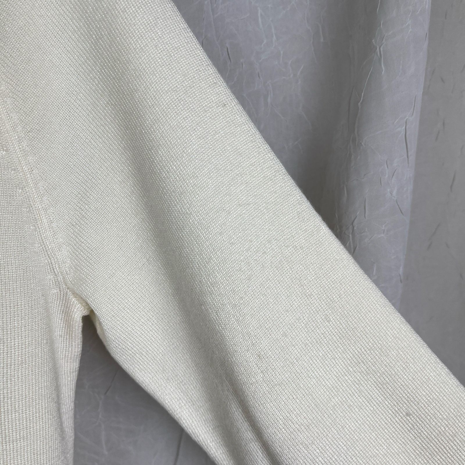 Vintage VTG Y2K Caslon Cream Sweater Mock Turtle Neck Cozy Scandi Size M / US 6-8 / IT 42-44 - 20 Thumbnail