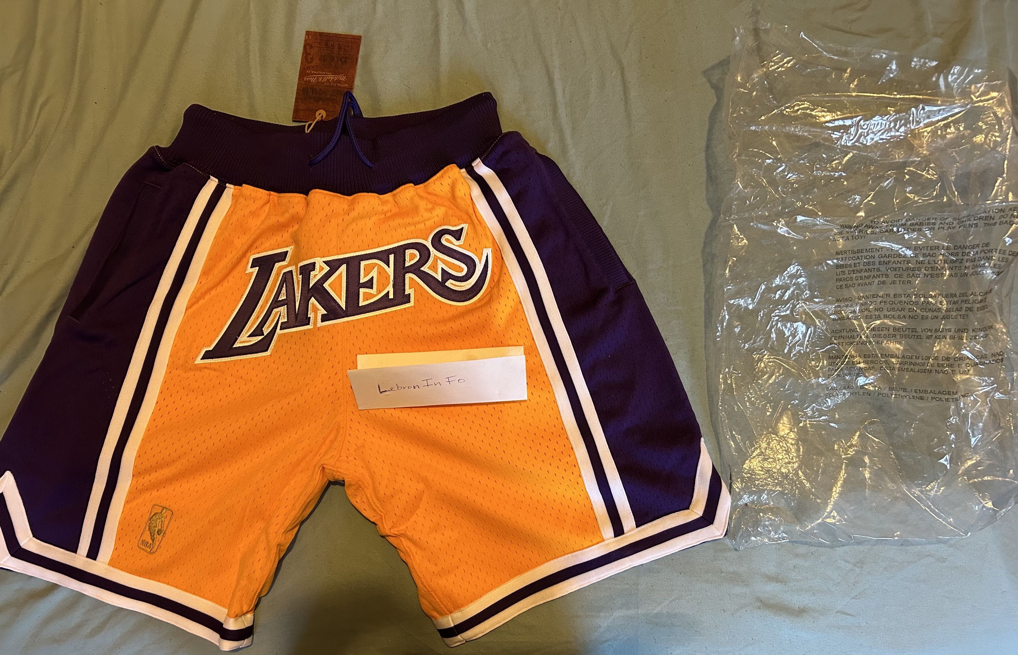 Just Don *Sz Small* Just Don Lakers Short Home 96-97 Size US 30 / EU 46 - 8 Thumbnail
