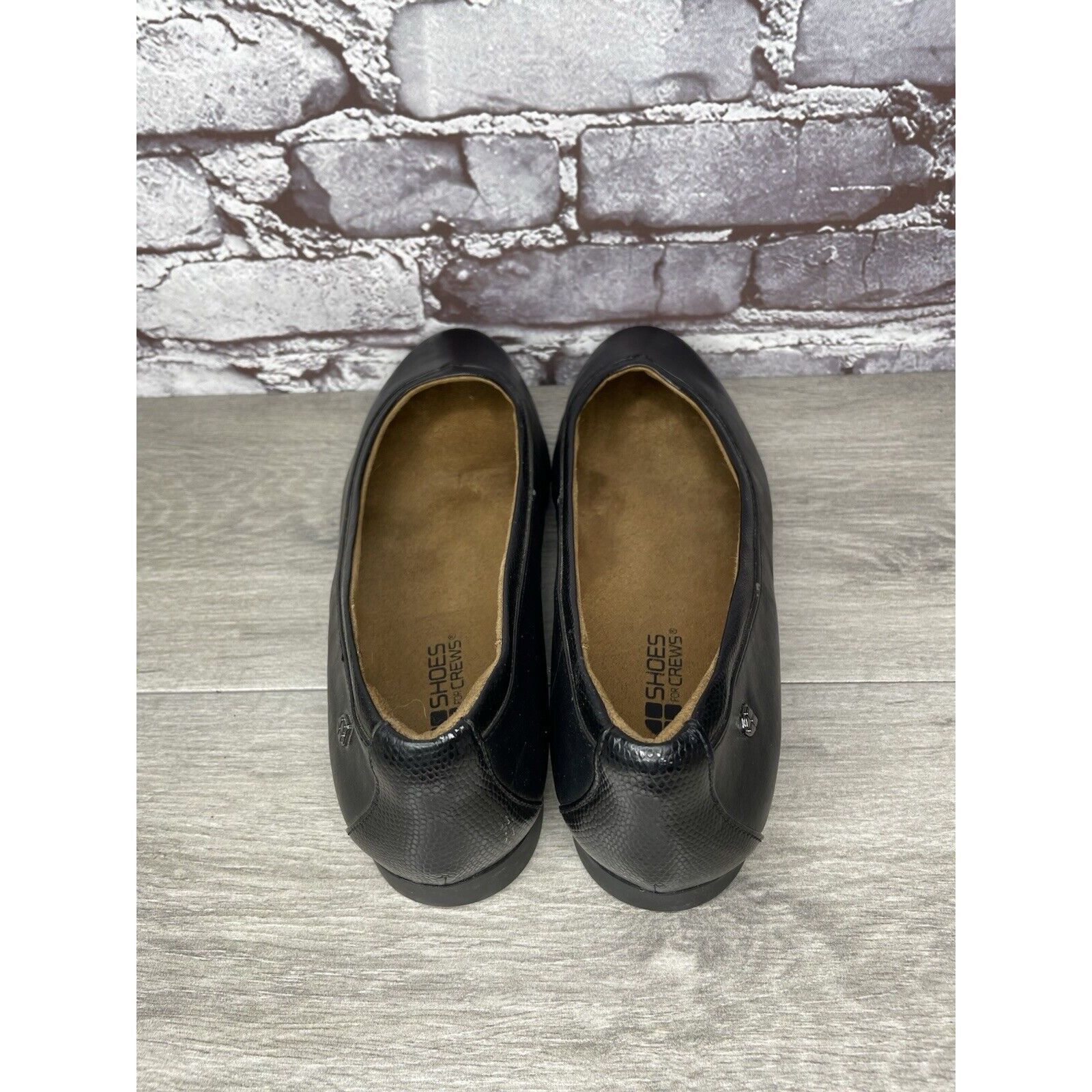 Other Shoes For Crews 55315 Reese Black Leather Work Slip Flats Wo Size US 11 / IT 41 - 5 Thumbnail