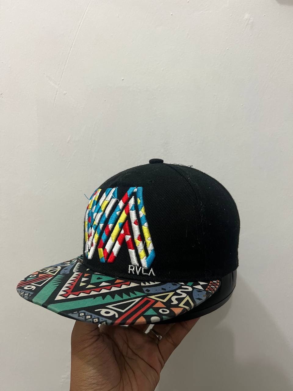 If Six Was Nine RVCA Multicolor Snapback Hat Size ONE SIZE - 1 Thumbnail