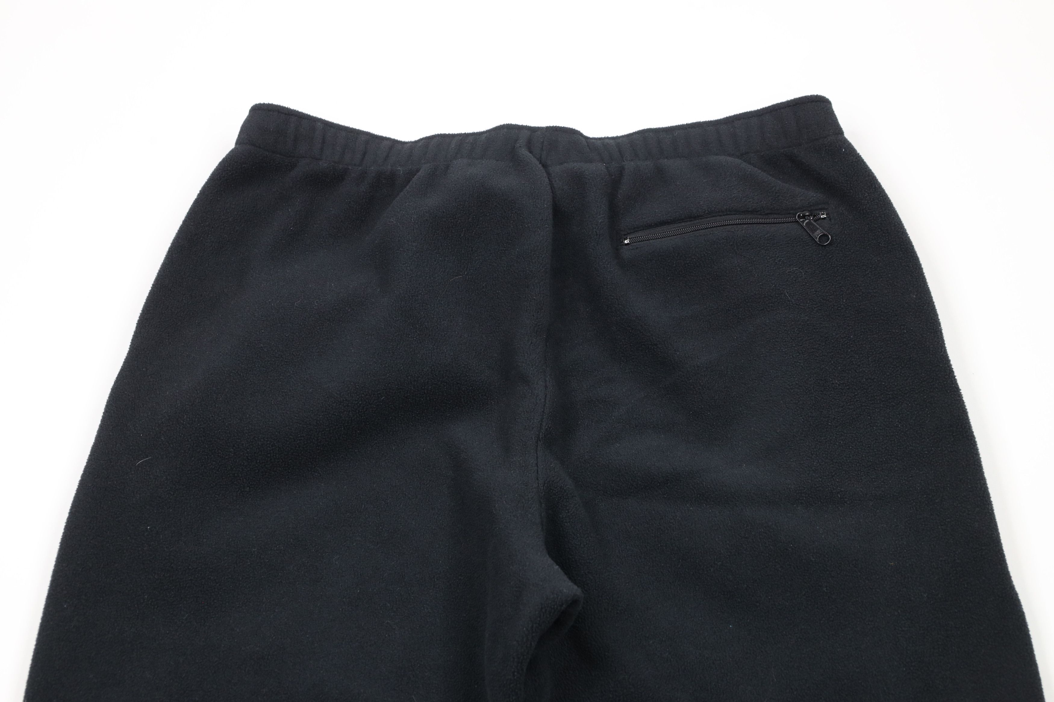 Cabelas × Vintage Vintage 90s Cabelas Fleece Wide Leg Sweatpants Black Size ONE SIZE - 9 Thumbnail