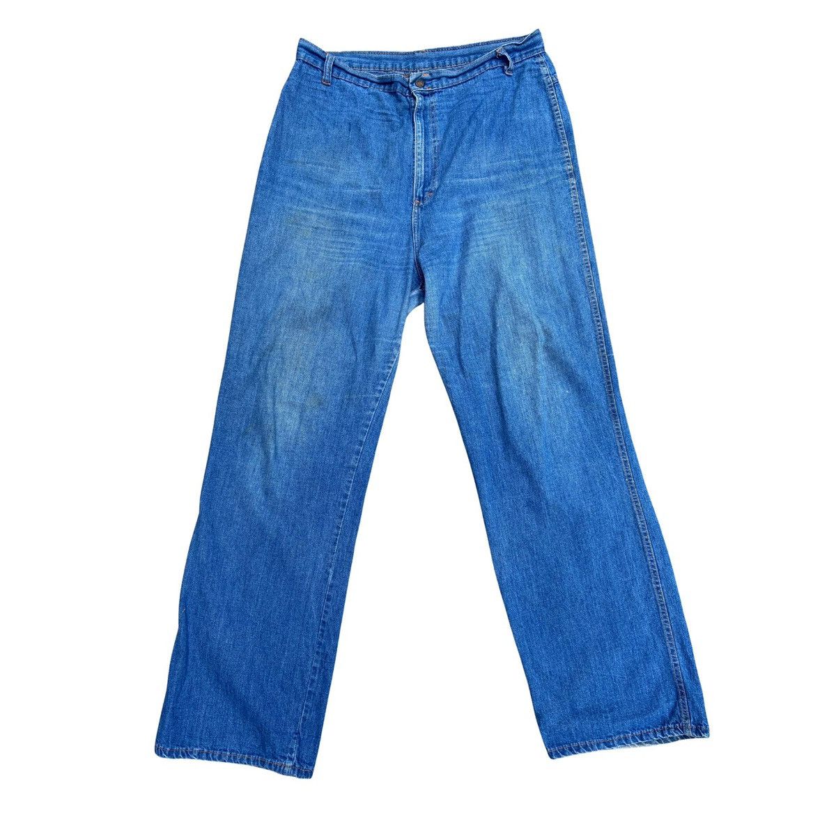 Vintage Vintage 70s Touché Blue Jeans Straight Leg Made in USA Size US 34 / EU 50 - 2 Thumbnail