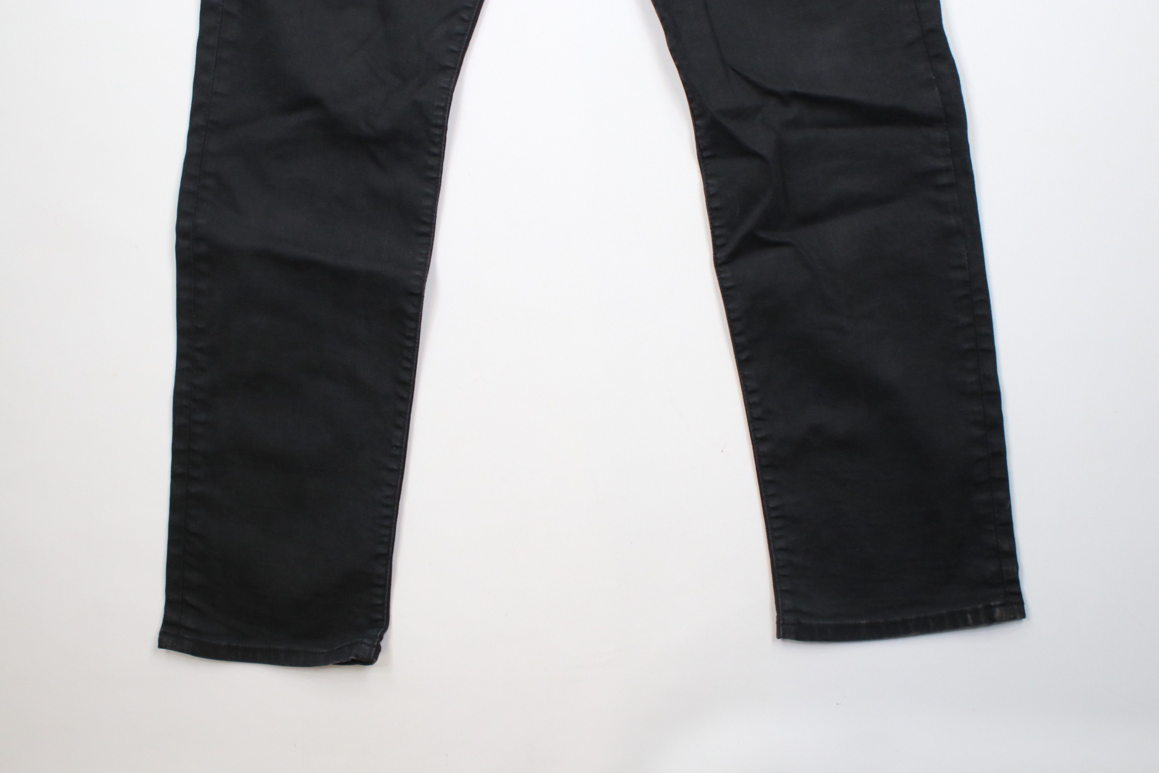 Express × Vintage Express Waxed Cotton Rocco Slim Fit Straight Leg Jeans Size US 33 - 4 Thumbnail