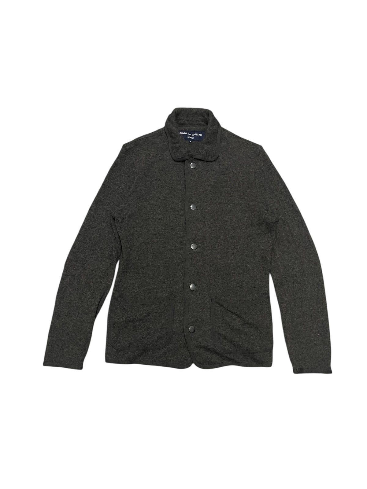 AW 2009 COMME DES GARCONS HOMME BUTTON UP WOOL JACKET