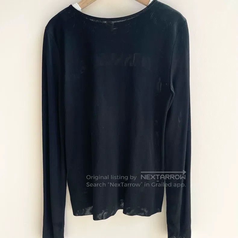 Hermes Hermes Black and White Mulberry Silk Shirt Top Size XXS / US 00 / IT 34 - 2 Thumbnail