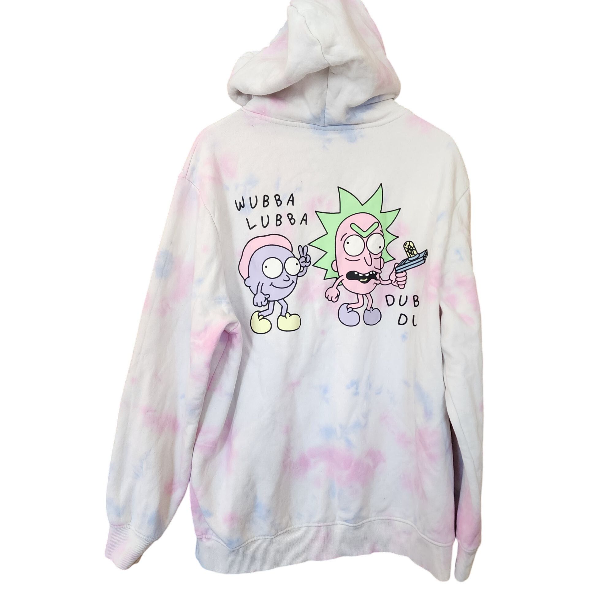 Other Rick & Morty Tie-Dye Hoodie Cartoon Network H&M XL Wubba Lub Size US XL / EU 56 / 4 - 3 Thumbnail