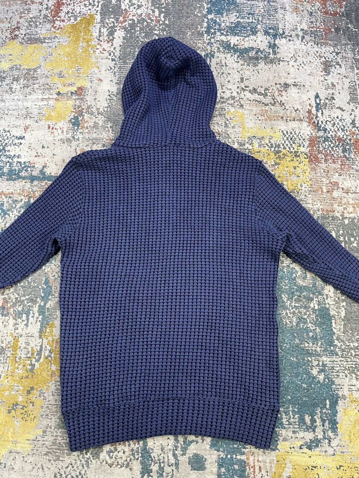 TATRAS Seagreen Tatras Japan Big Waffle Knit Hooded Jacket Size US S / EU 44-46 / 1 - 3 Thumbnail