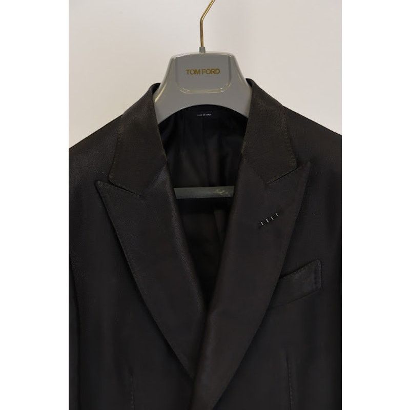 Tom Ford o1rshd1 Giacca Jacket Shiny Blazer in Black Size US S / EU 44-46 / 1 - 2 Thumbnail