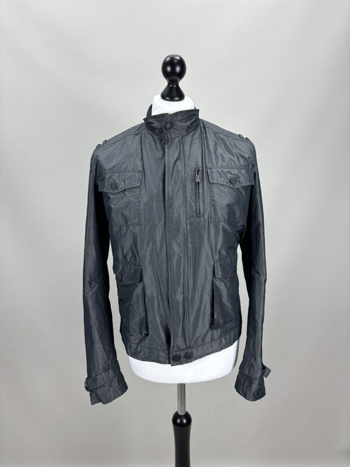 Burberry Mens jacket Thomas Burberry Size M/L Color Gray Size US L / EU 52-54 / 3 - 1 Thumbnail
