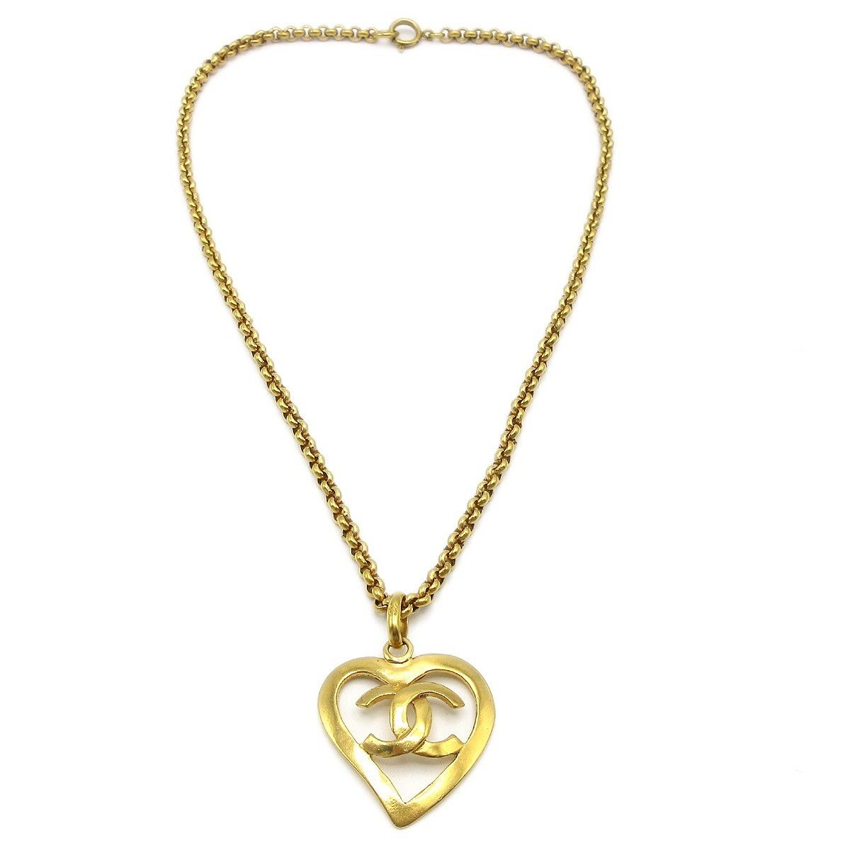 Chanel Chanel CC Heart Pendant Metal Size ONE SIZE - 1 Thumbnail