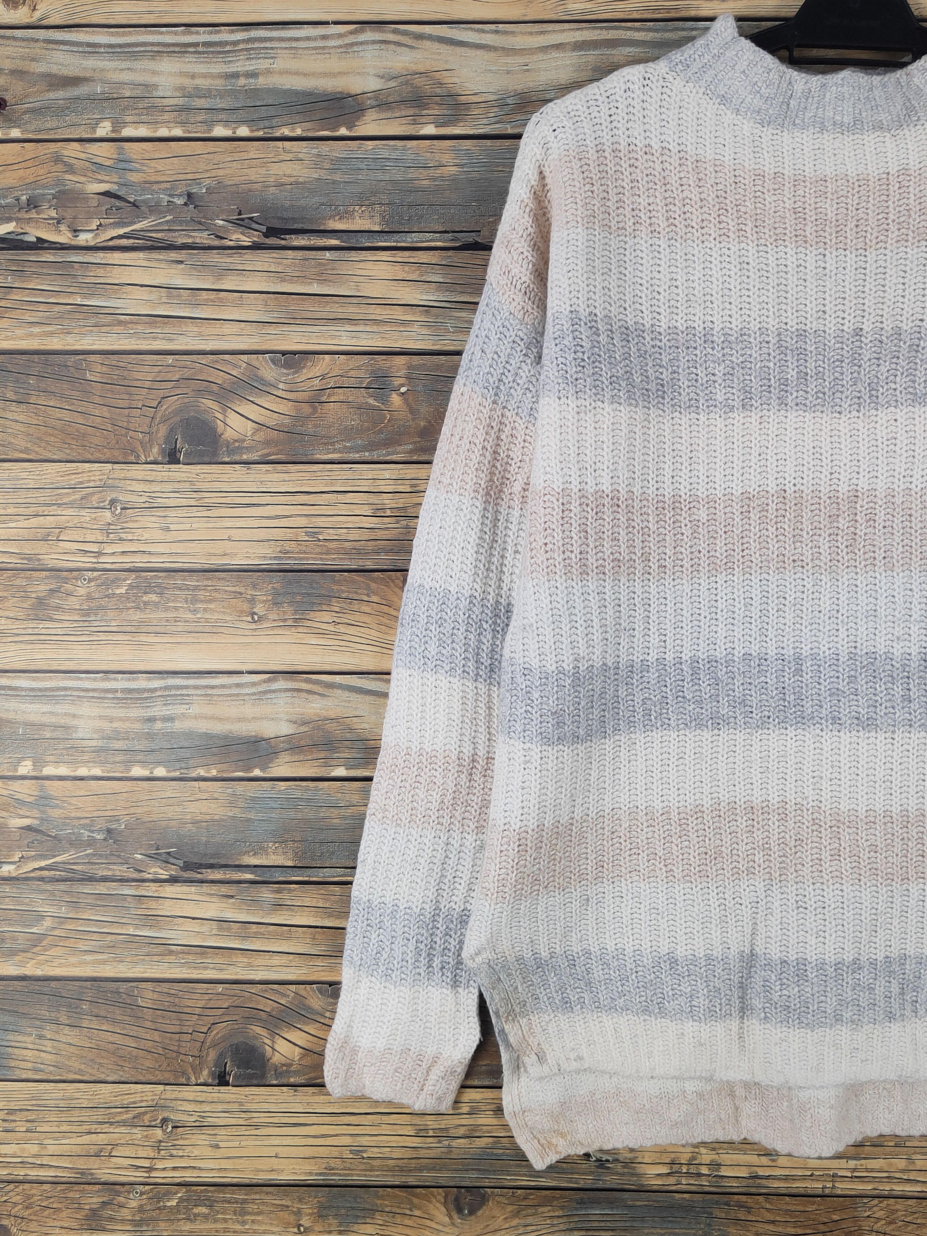 Gap Gap Beige Knitwear stripe Sweatshirts #W1814 Size US S / EU 44-46 / 1 - 3 Thumbnail