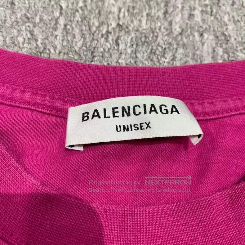 Balenciaga Balenciaga Pink Washed Destroyed Splatter Short Sleeve Size US M / EU 48-50 / 2 - 5 Thumbnail
