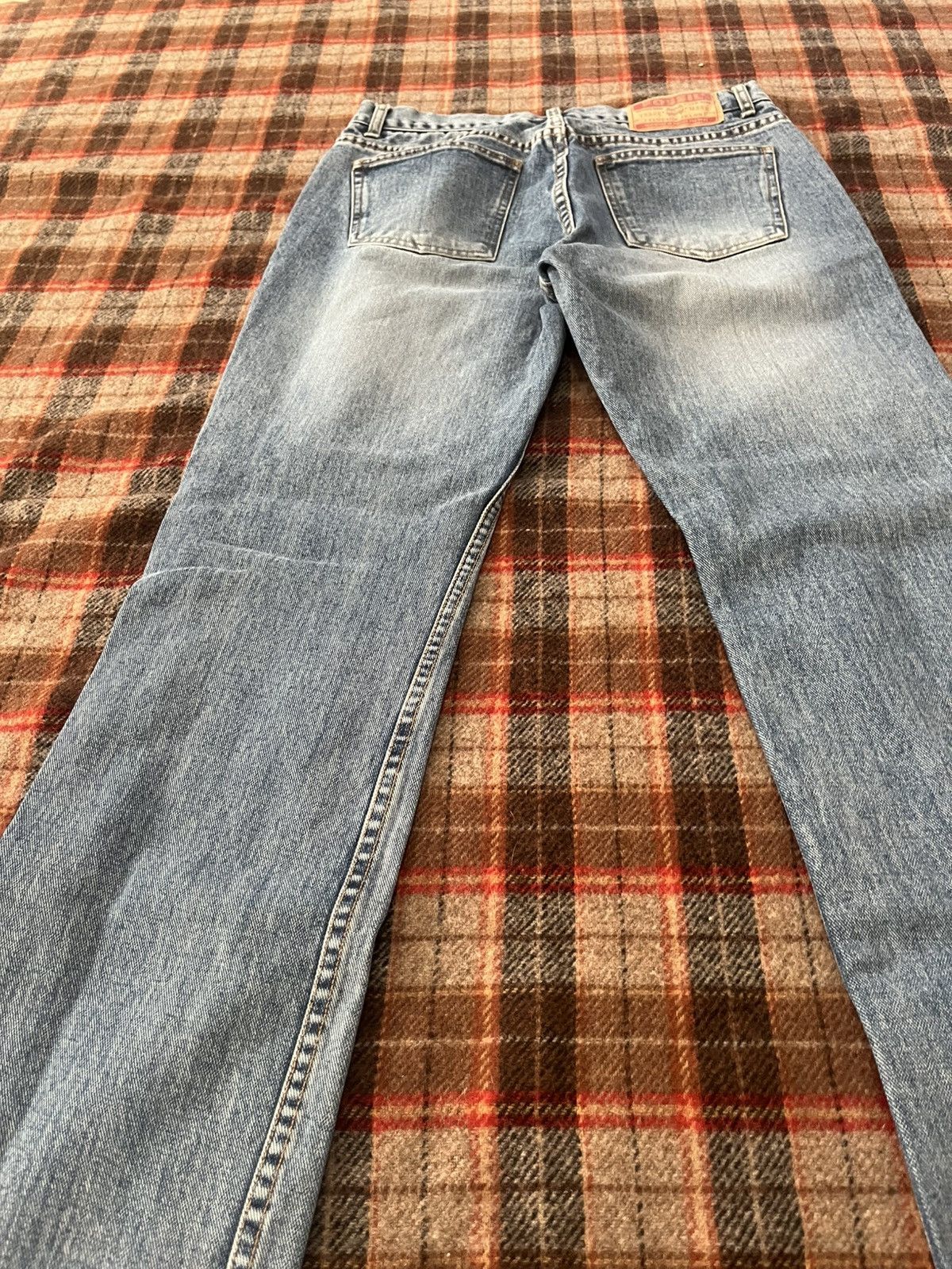 Fossil × Vintage × Von Dutch Vintage Y2K 2000’s Studded flare Fossil denim pants Size 31" - 8 Thumbnail