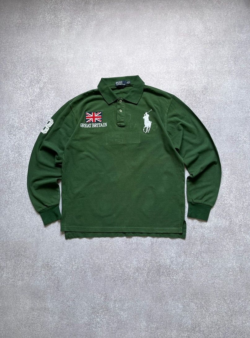 Polo Ralph Lauren × Vintage Vintage Polo Ralph Lauren Great Britain Rugby Shirt Y2K XL Size US XL / EU 56 / 4 - 2 Thumbnail