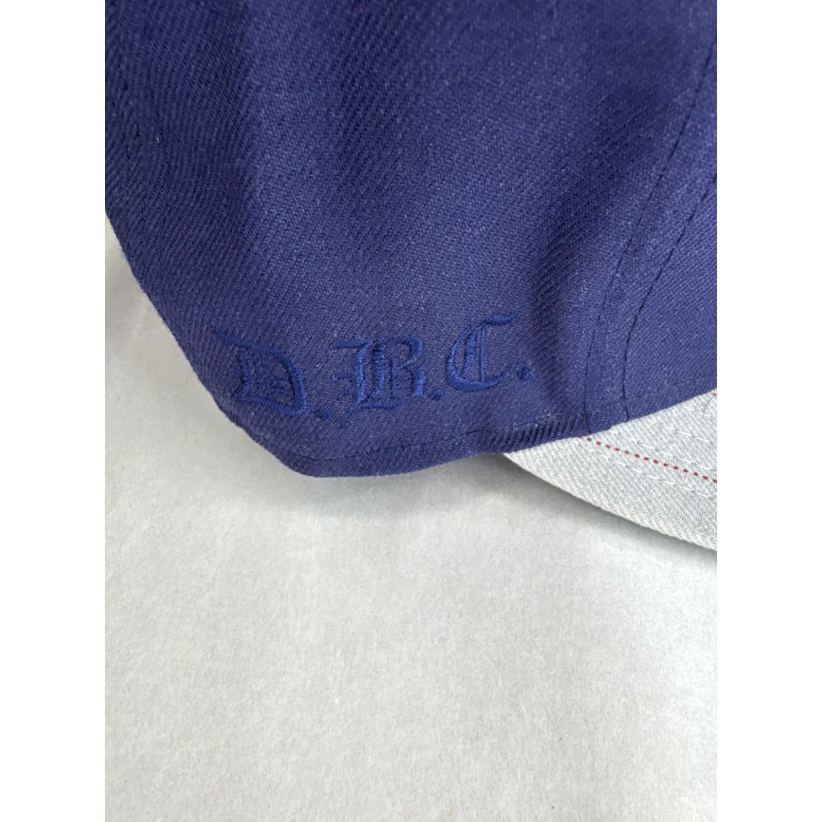 New Era HUF New Era Fitted Baseball Cap Hat 7 3/8 Blue & Gray Men Blue & Gray 7 3/8 Hat Cap Fitted Baseball Size ONE SIZE - 4 Thumbnail