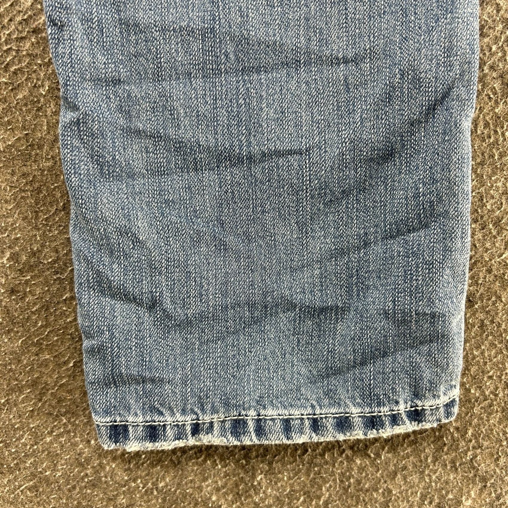 American Eagle Outfitters VINTAGE American Eagle Outfitters Overall Womens XS Blue Denim Distressed One-Piece 90s Retro Casual Workwear Sleeveless Pockets Size 26" / US 2 / IT 38 - 6 Thumbnail