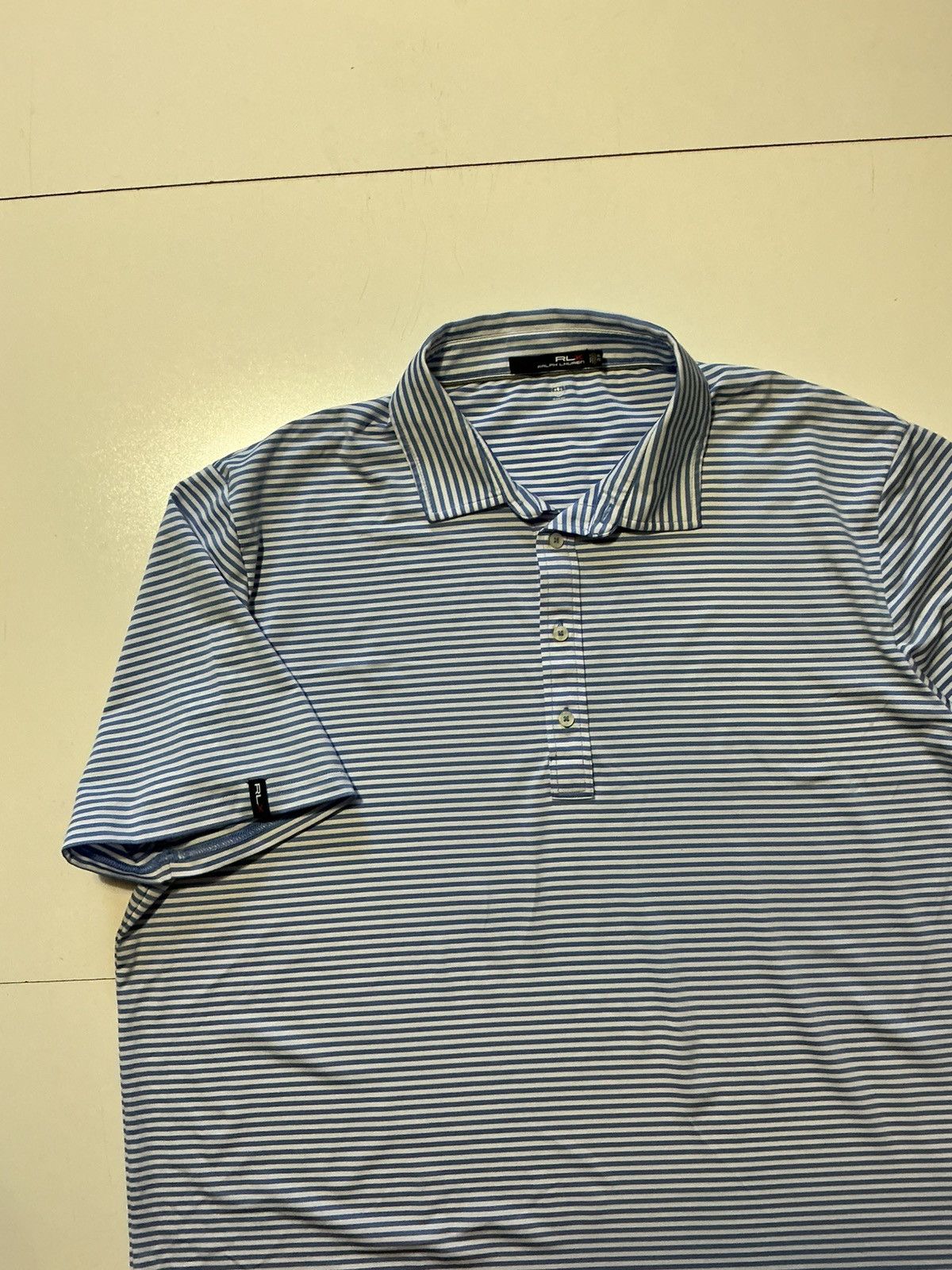 RLX Ralph Lauren RLX Ralph Lauren Wicking Golf S/S Performance Polo Shirt Size US XXL / EU 58 / 5 - 3 Thumbnail