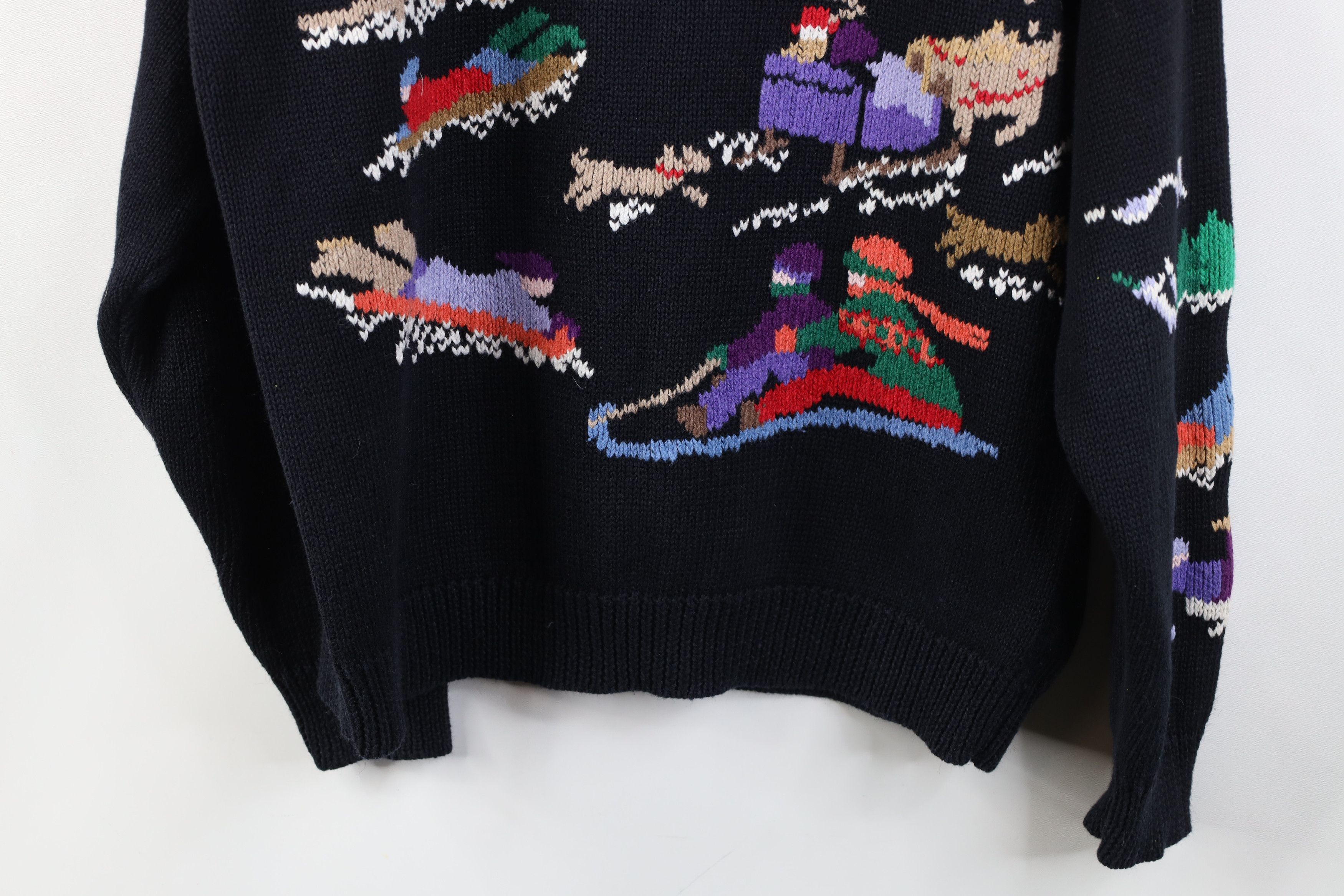 Vintage Vintage 90s Streetwear Christmas Winter Needlepoint Sweater Size M / US 6-8 / IT 42-44 - 13 Thumbnail