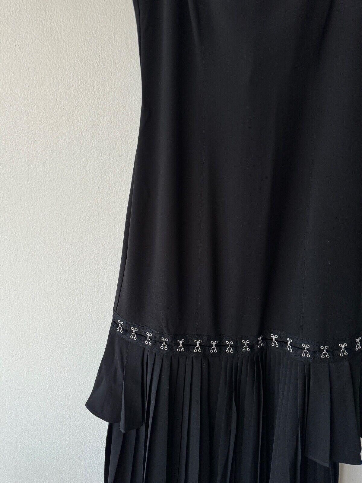 rokh new H&M HM Rokh Hwang 6 34 xs black Layered Skirt Dress Size XS / US 0-2 / IT 36-38 - 2 Thumbnail
