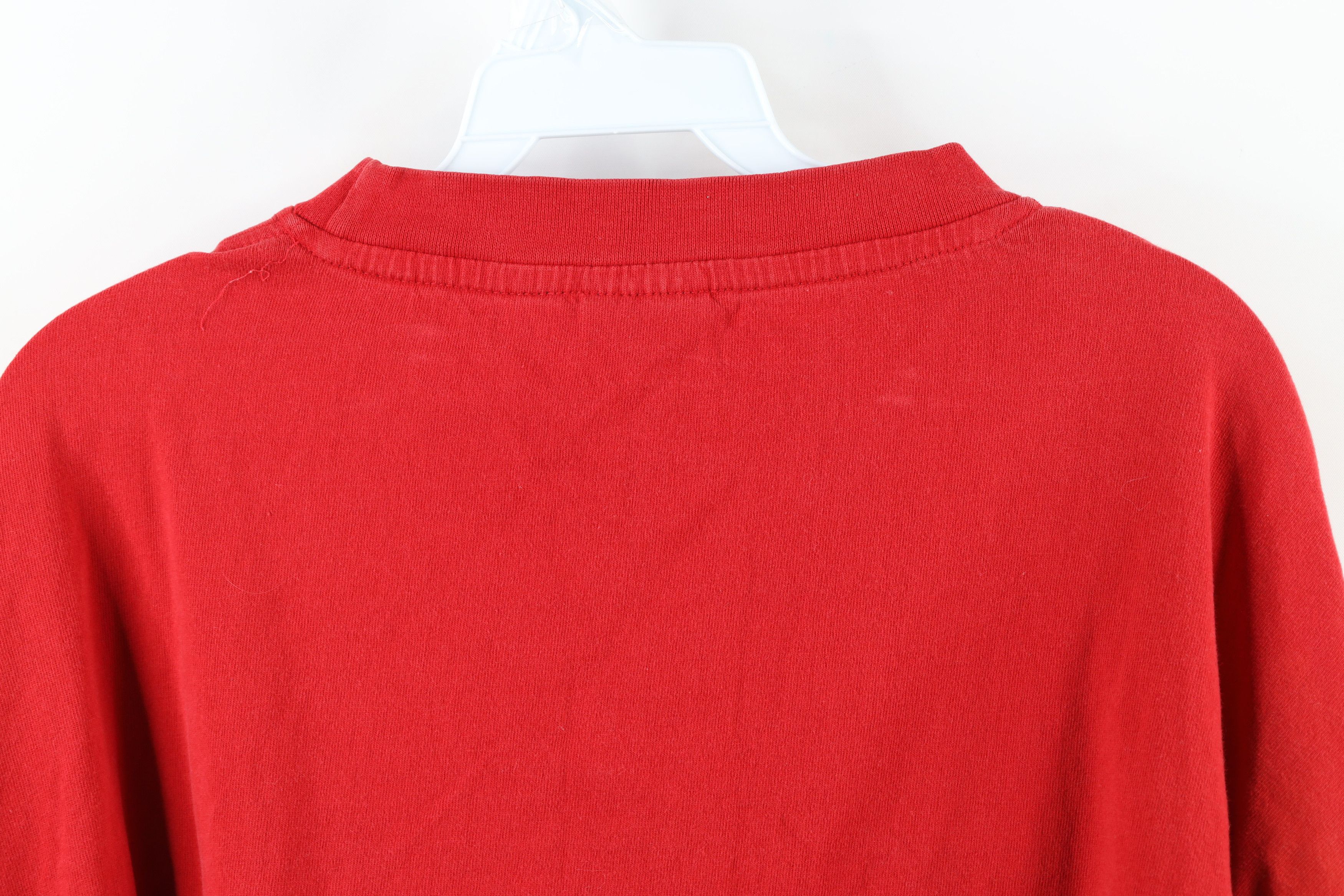 Fubu × Vintage Vintage Y2K FUBU Spell Out Script Long Sleeve T-Shirt Red Size US XL / EU 56 / 4 - 12 Thumbnail
