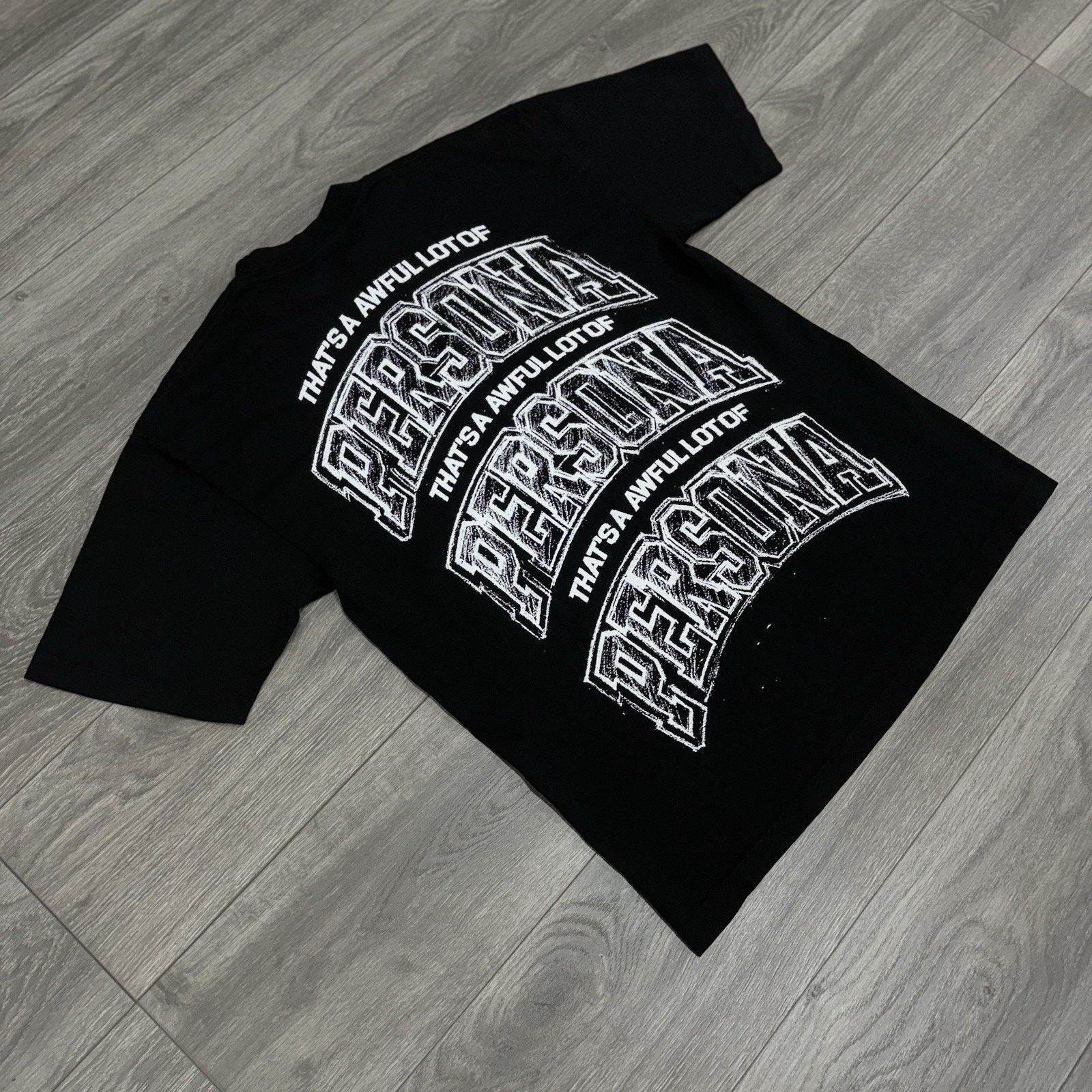 Awful Lot of Cough Syrup Size M - Awful Lot Of Cough Syrup X Persona T-Shirt | NEW! Size US M / EU 48-50 / 2 - 8 Thumbnail