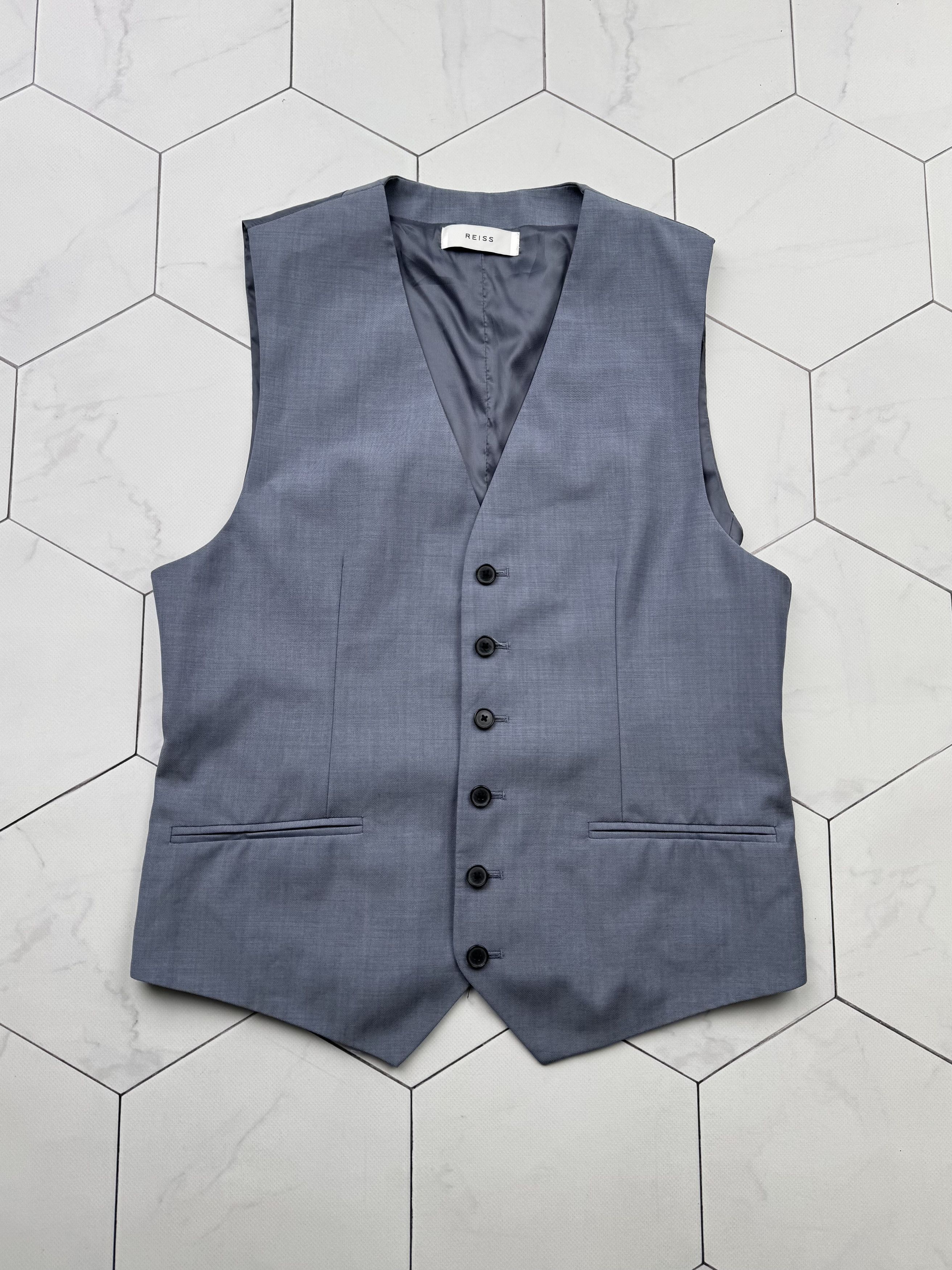 Reiss Reiss Wool Suit + Vest (B249) Size 38R - 16 Thumbnail