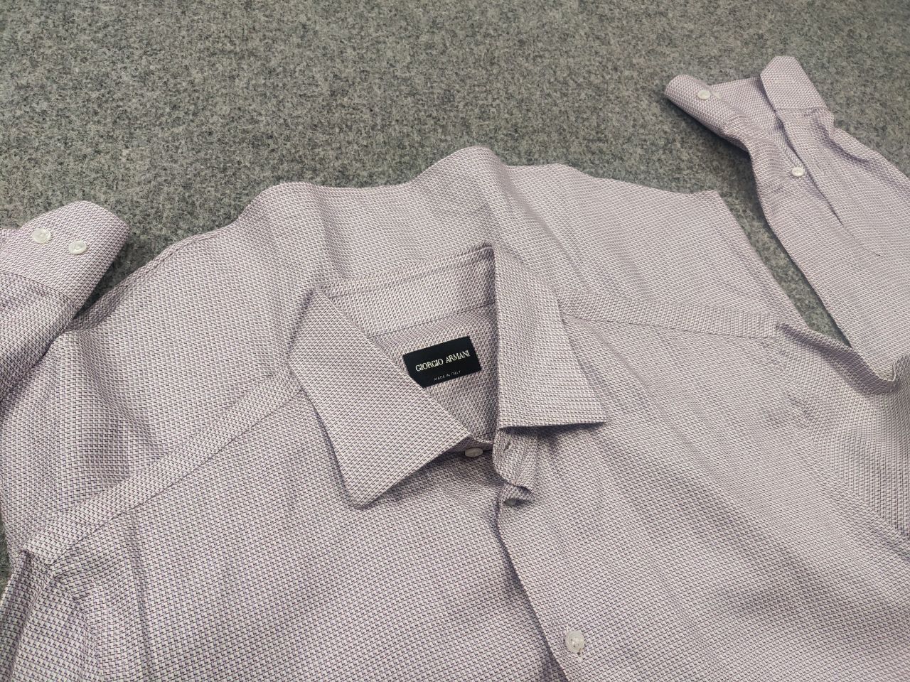 Giorgio Armani Giorgio Armani Designer Structure Dress Long sleeve Shirt Size US M / EU 48-50 / 2 - 11 Thumbnail