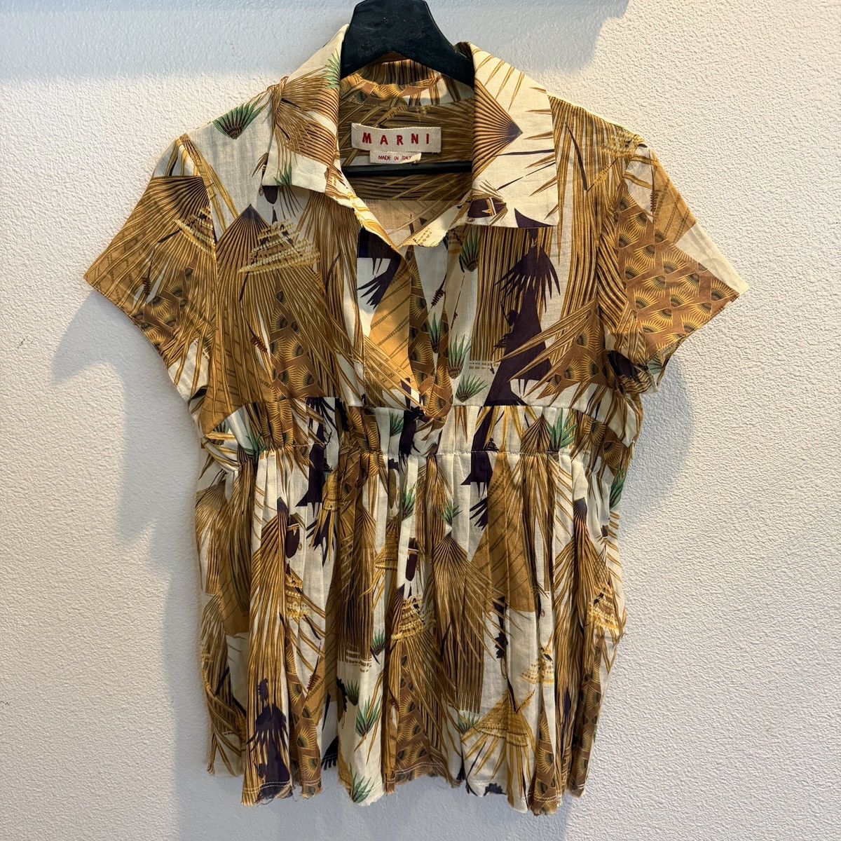 Marni Marni short-sleeve collared shirt Size S / US 4 / IT 40 - 1 Thumbnail