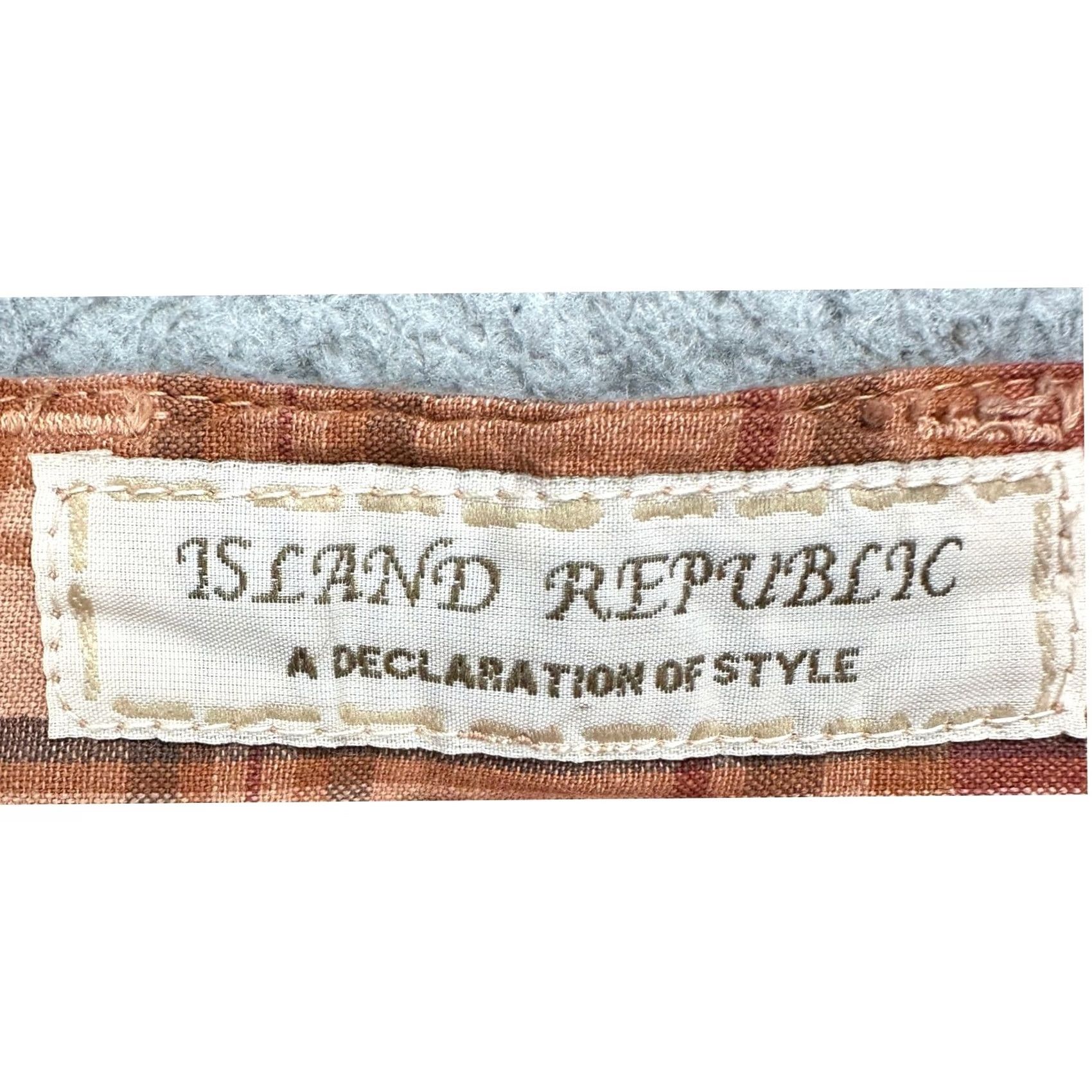 Vintage VINTAGE Island Republic Mens Khakis Shorts 34 Orange Red Plaid Flat Front Casual NEW Size US 34 / EU 50 - 3 Thumbnail