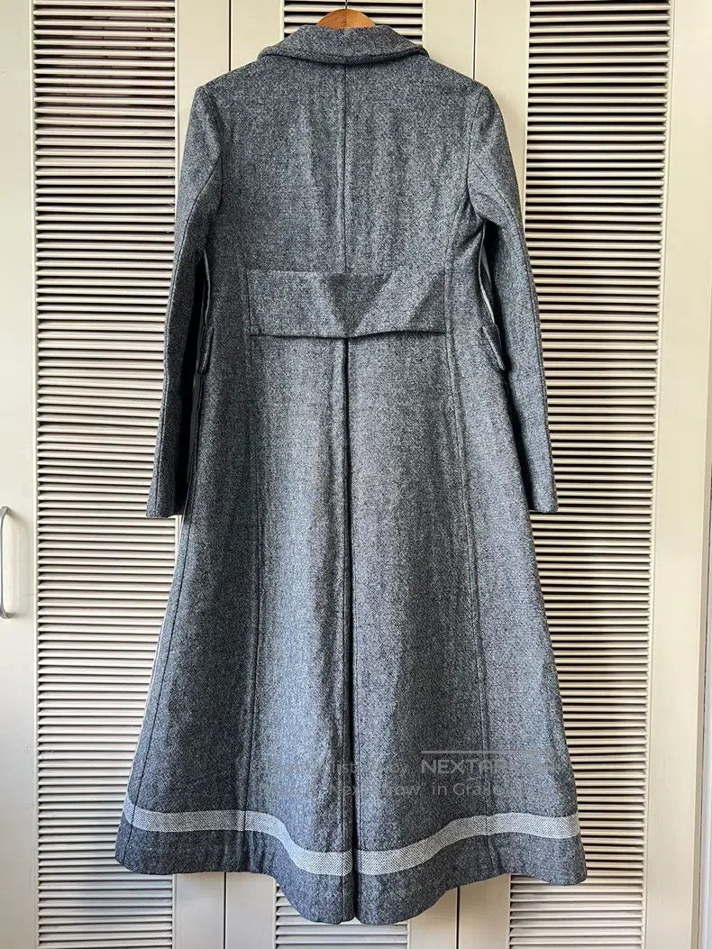 Dior Dior Gray long woollen coat Size XS / US 0-2 / IT 36-38 - 2 Thumbnail
