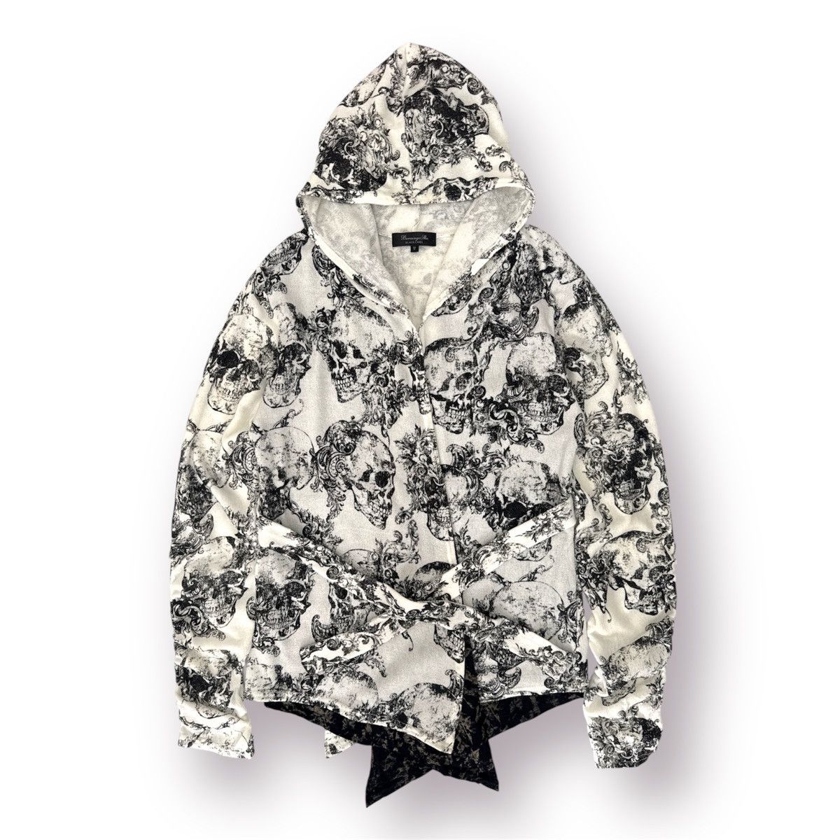 14th Addiction Bernings Sho Skull Hood Wrap Robe Jacket Jpn A/Garde Gothic Size US S / EU 44-46 / 1 - 6 Thumbnail